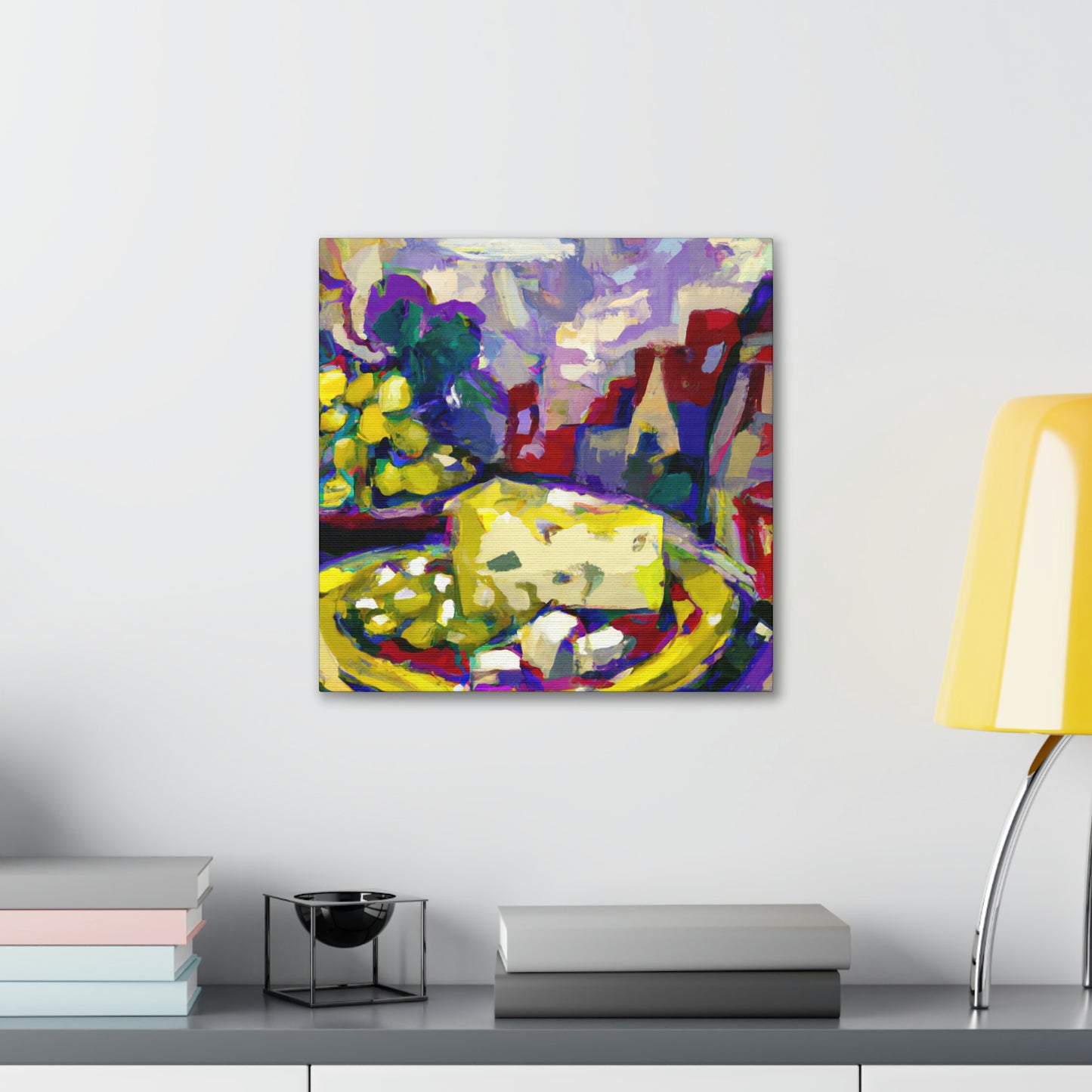 Cheese and Grapes Abound - Canvas