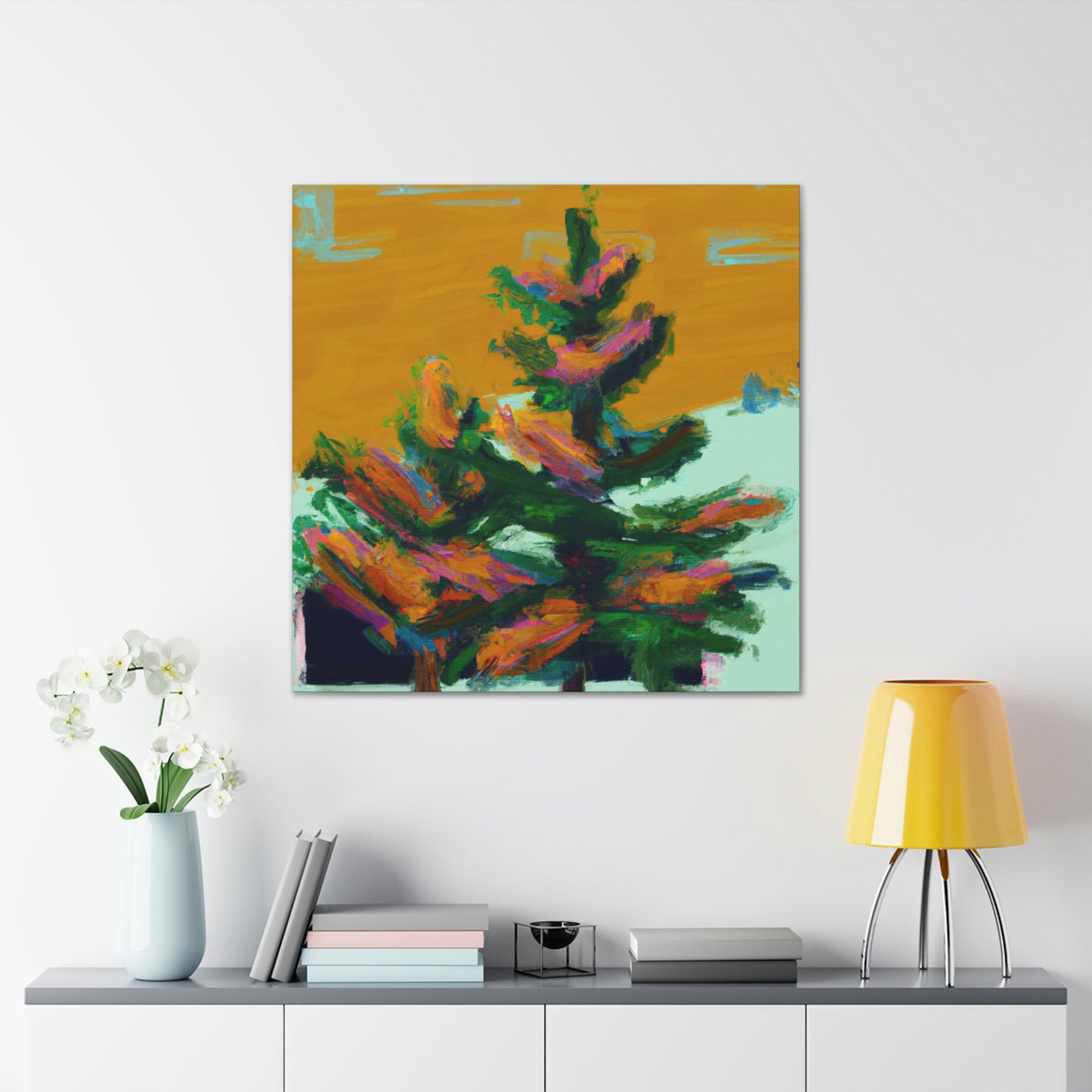 "Fir Tree Expressionism" - Canvas