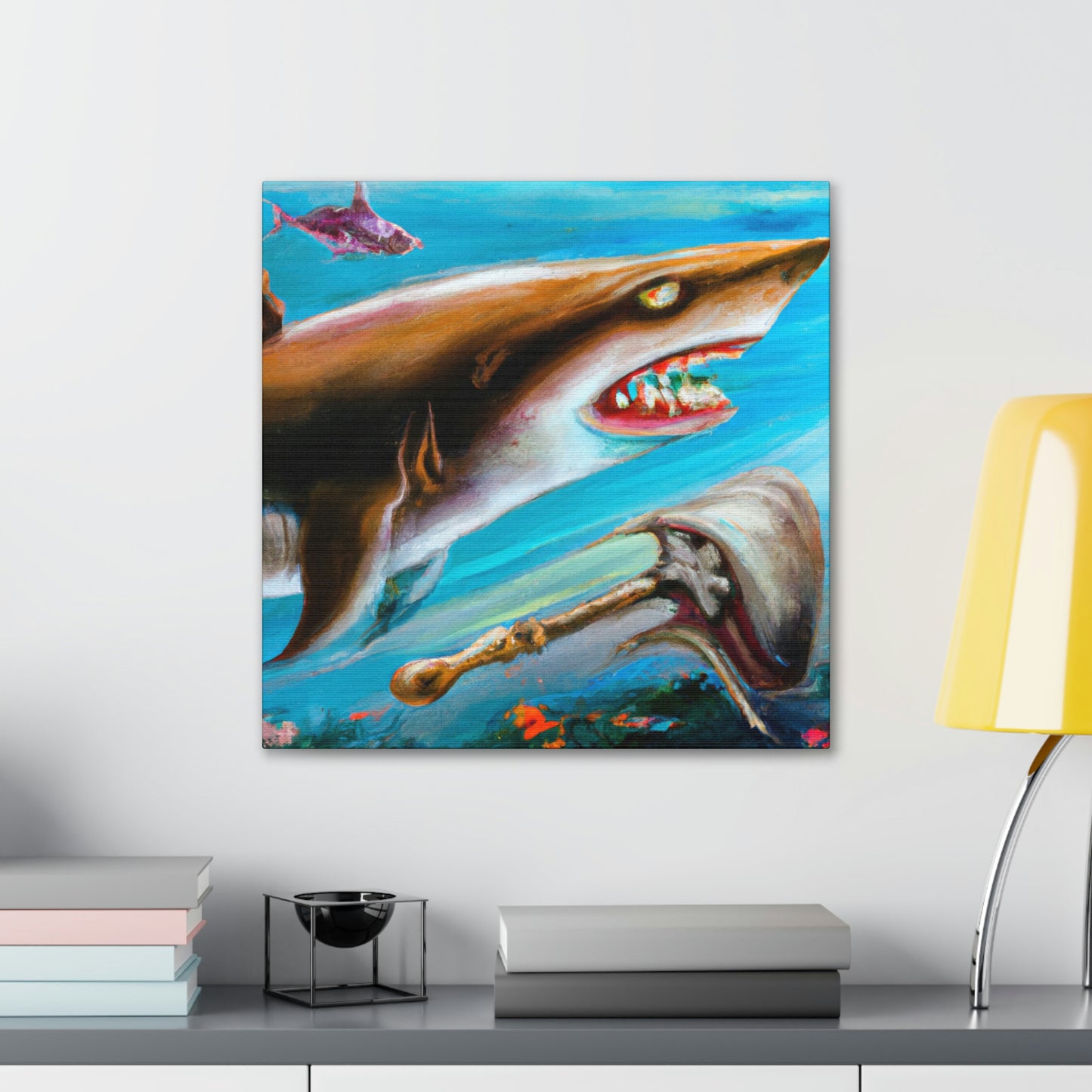 Shark Surrealism Dream - Canvas