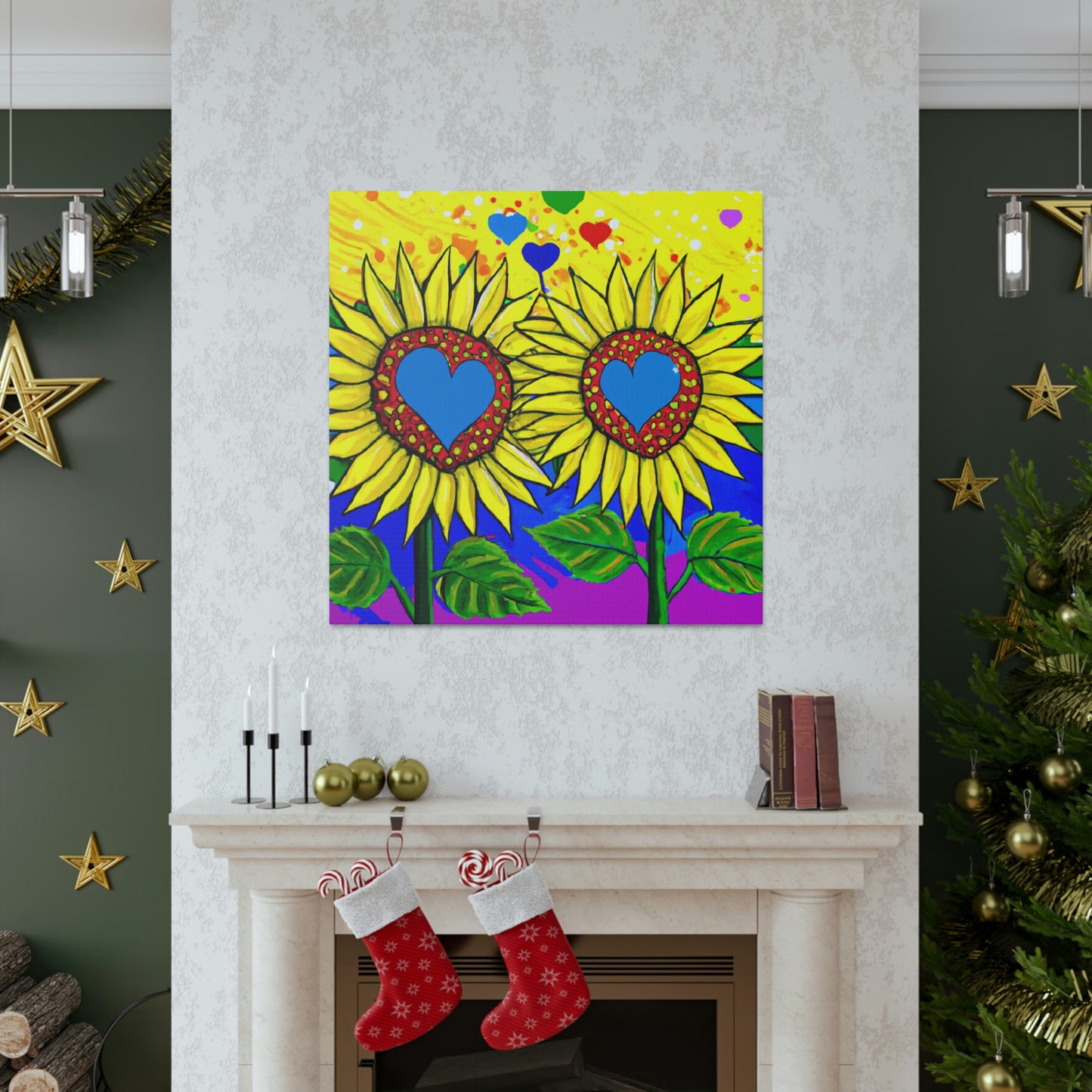 Love in Sunflowers - Canvas