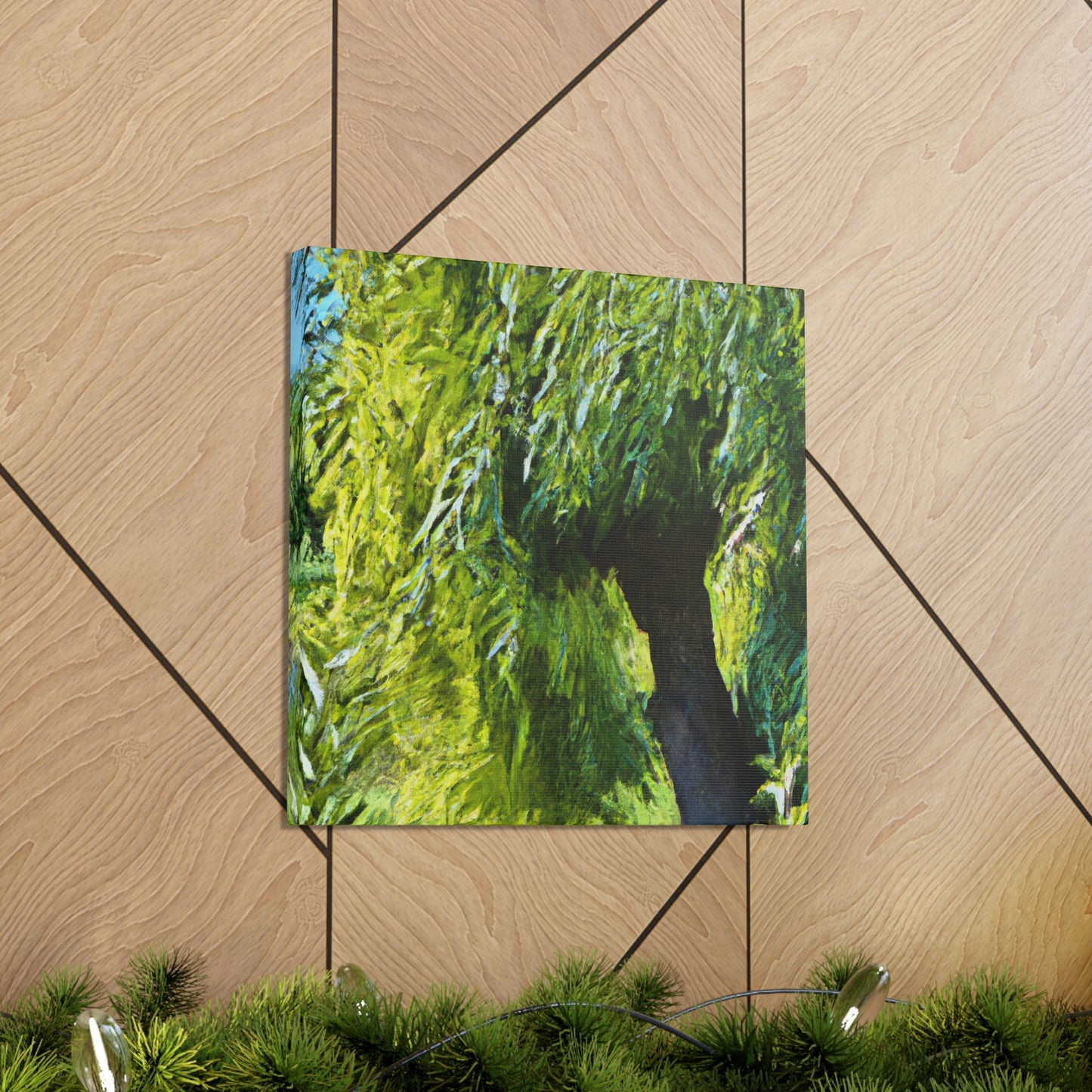 Willow by Moonlight - Canvas