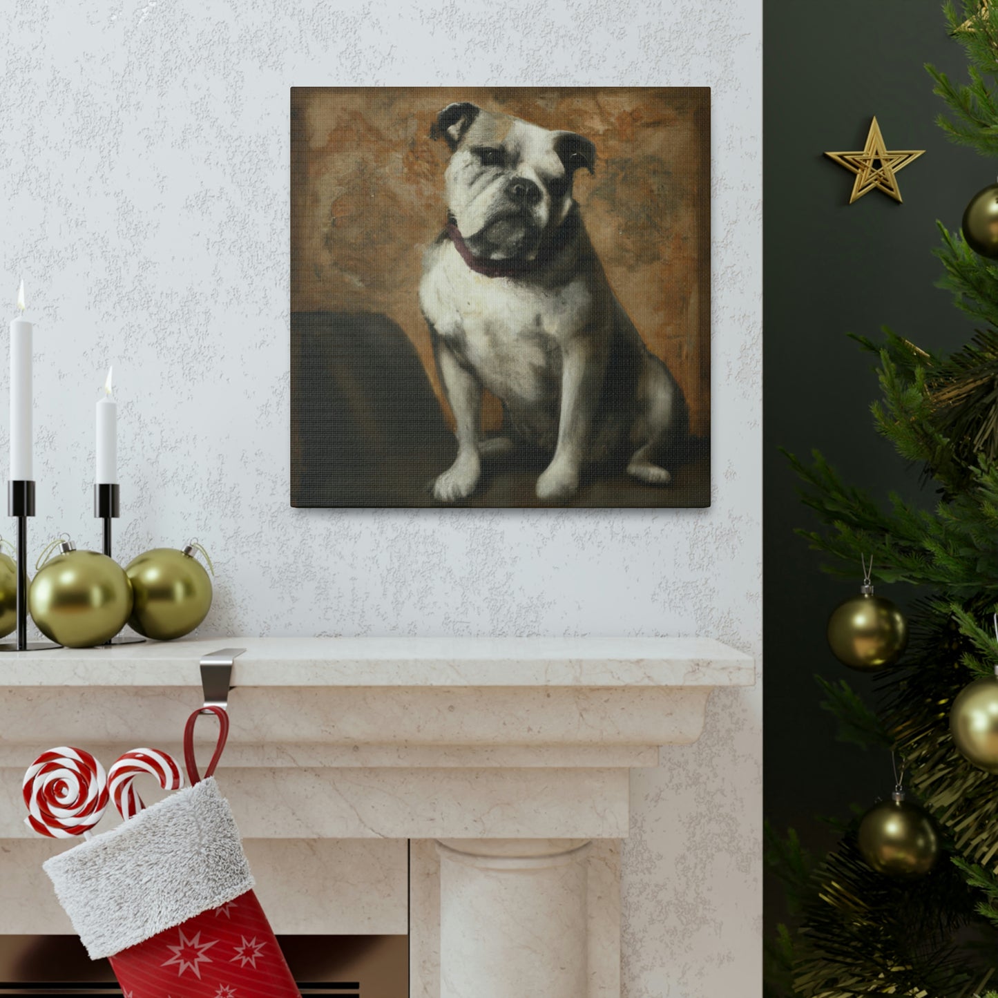 "Bulldog of Baroque" - Canvas