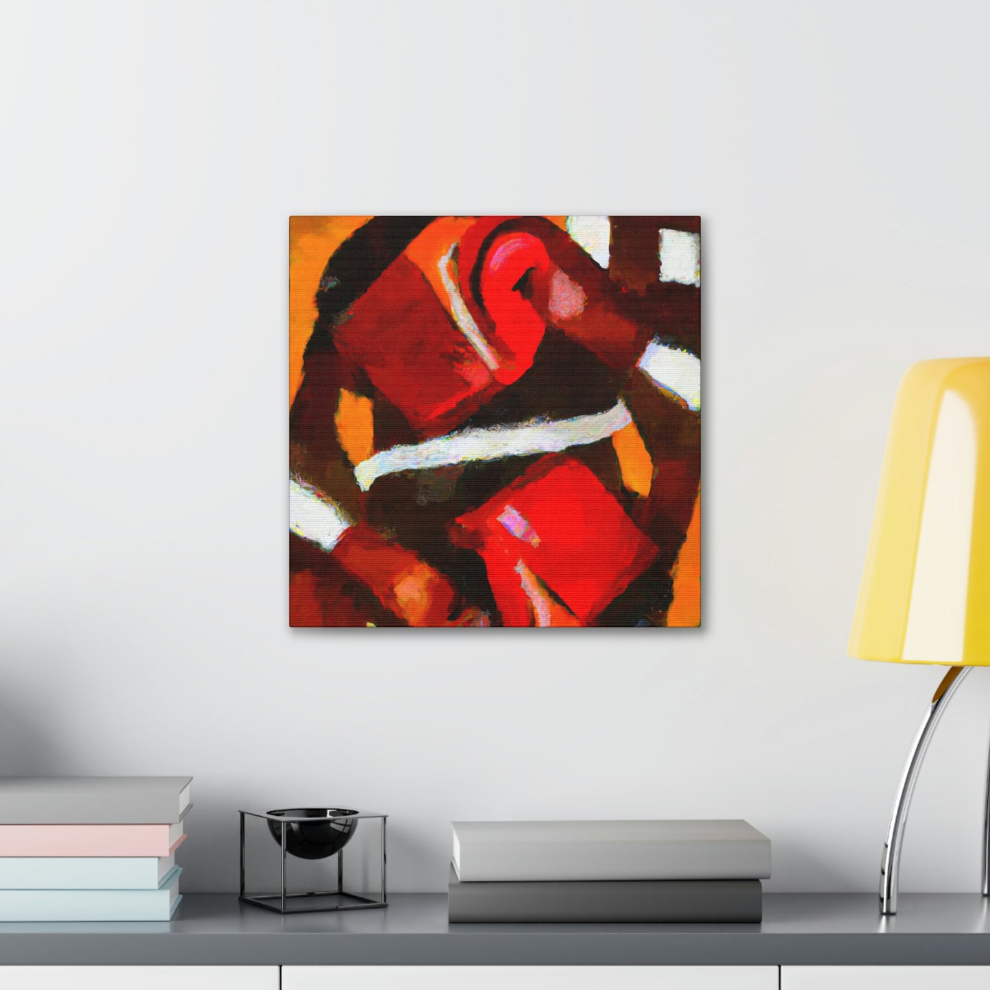 "Boxing in Abstract Form" - Canvas