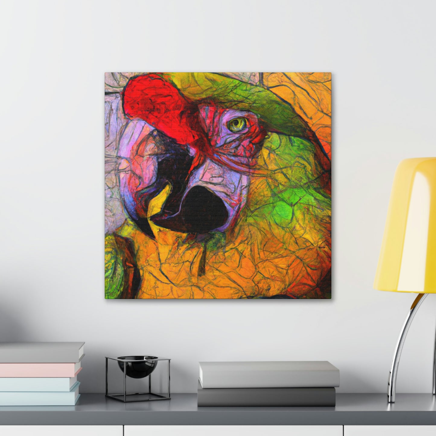 Amazon Parrots Prose. - Canvas