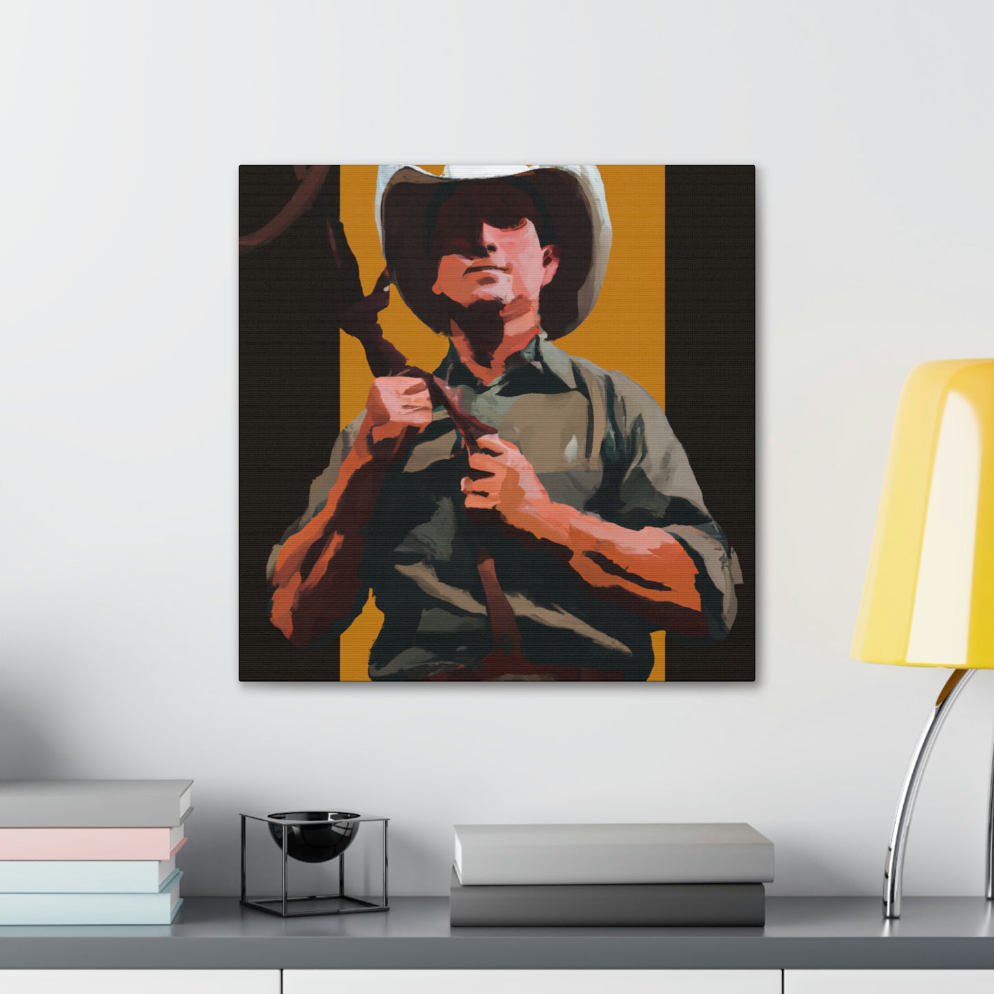 "Branding Iron Firebrand" - Canvas