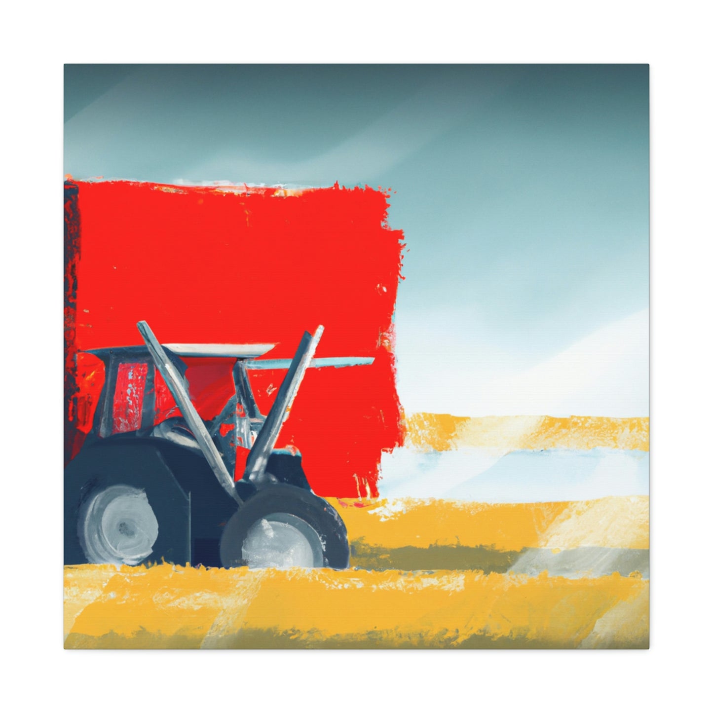 "The Hay Baler's Form" - Canvas