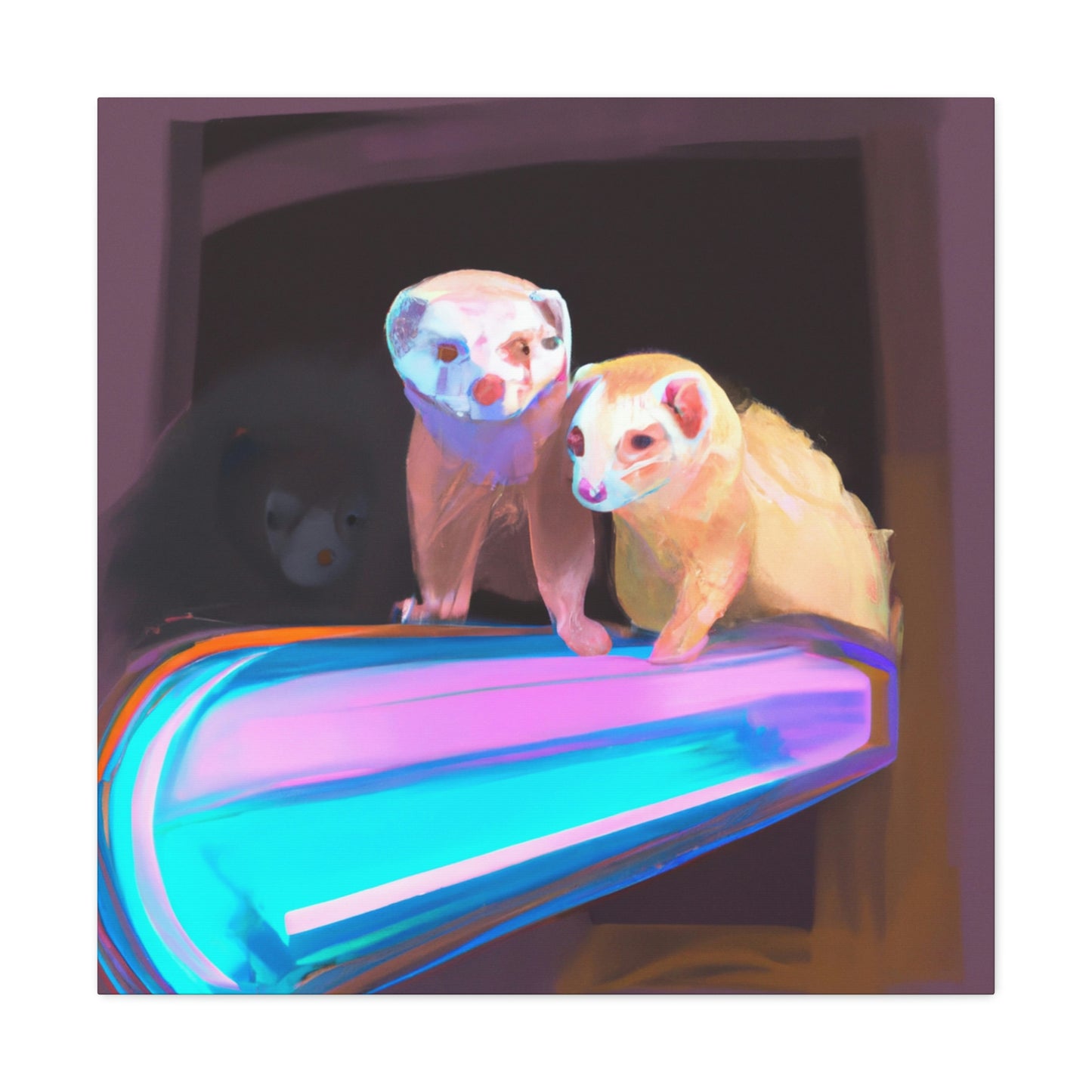 Ferrets of Minimalism - Canvas