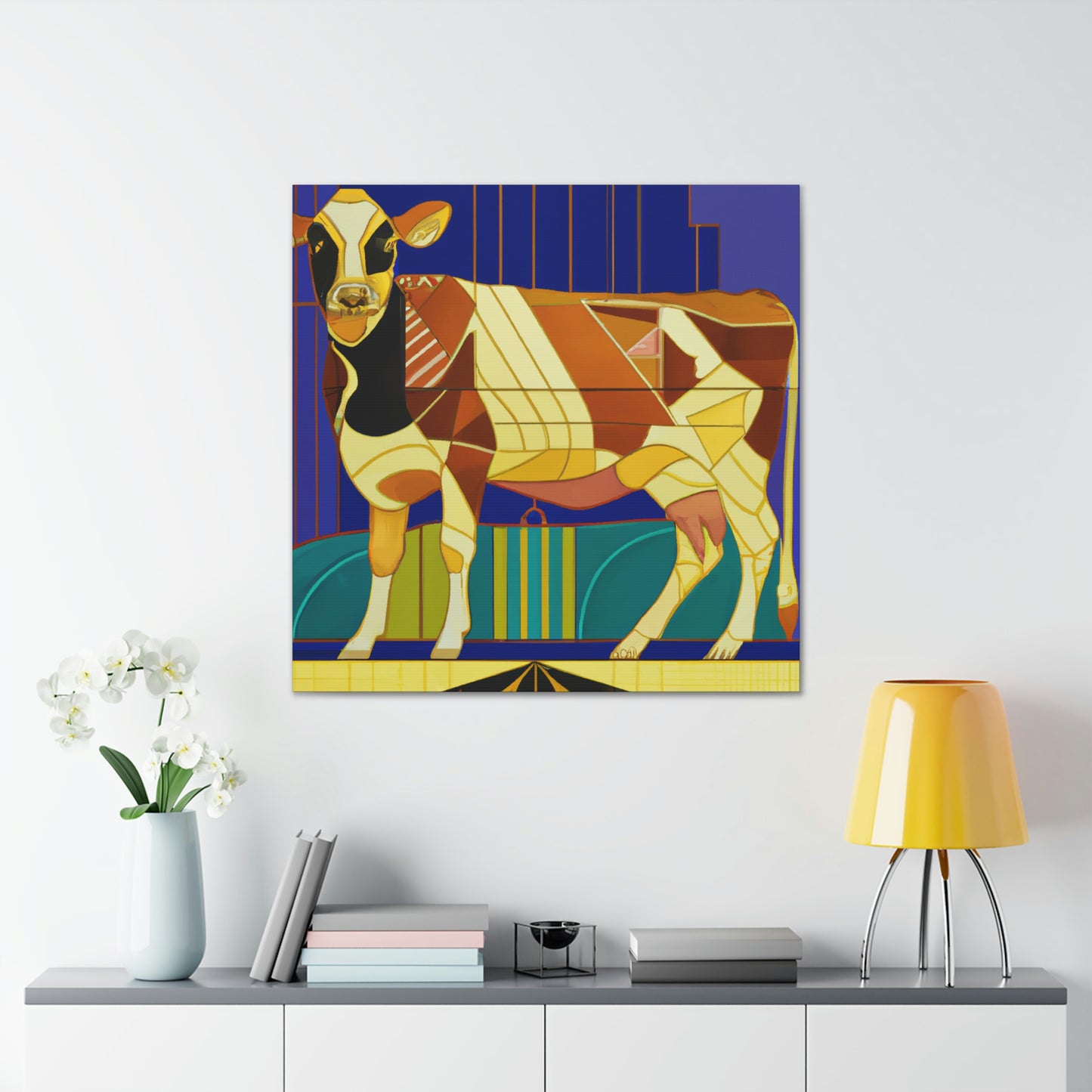 Jersey Cow Pegasus Float - Canvas