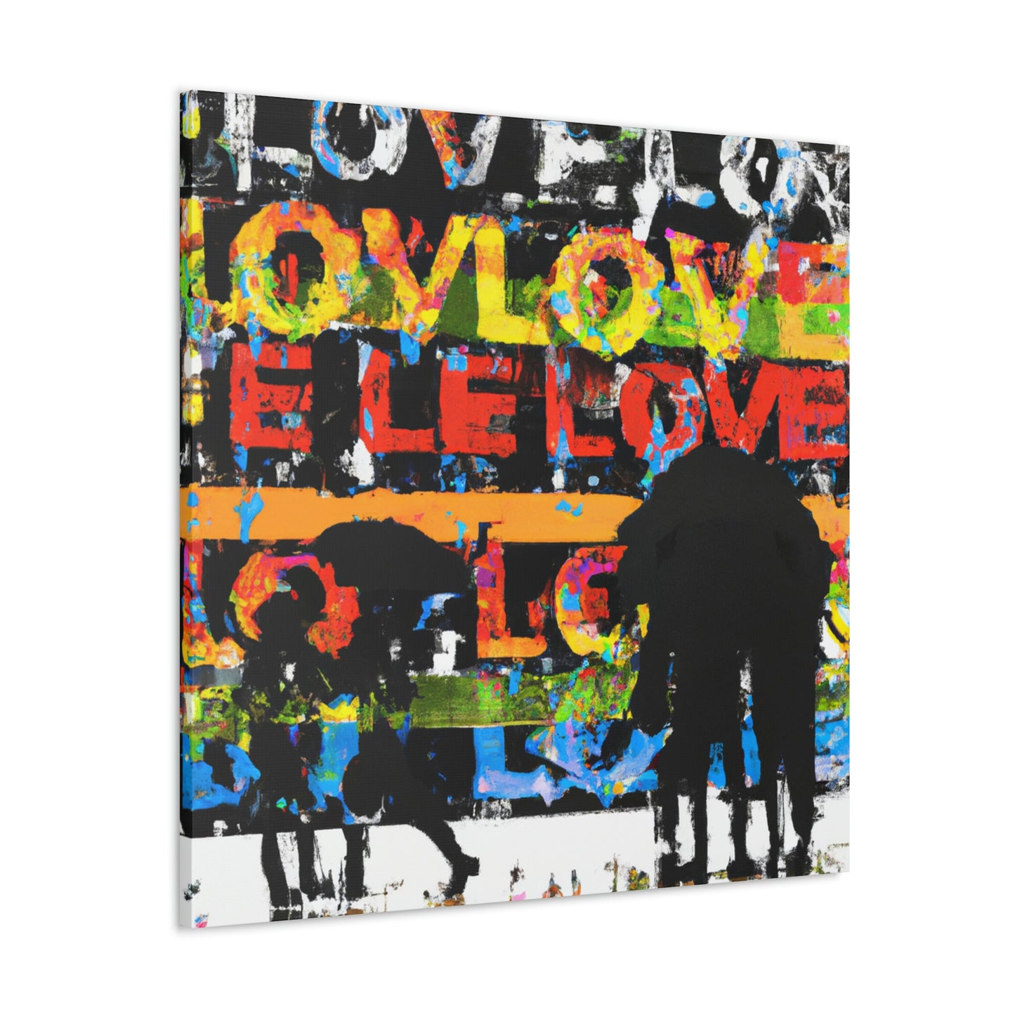 Love in Rainy Skies - Canvas