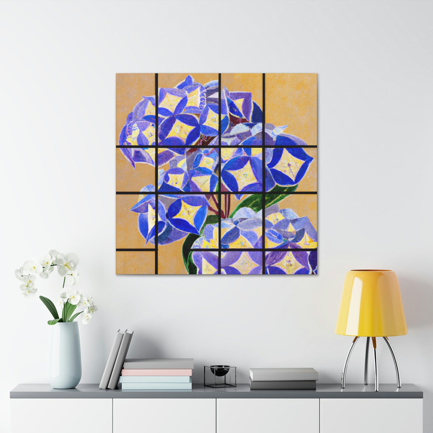 "Hydrangea in Twilight" - Canvas