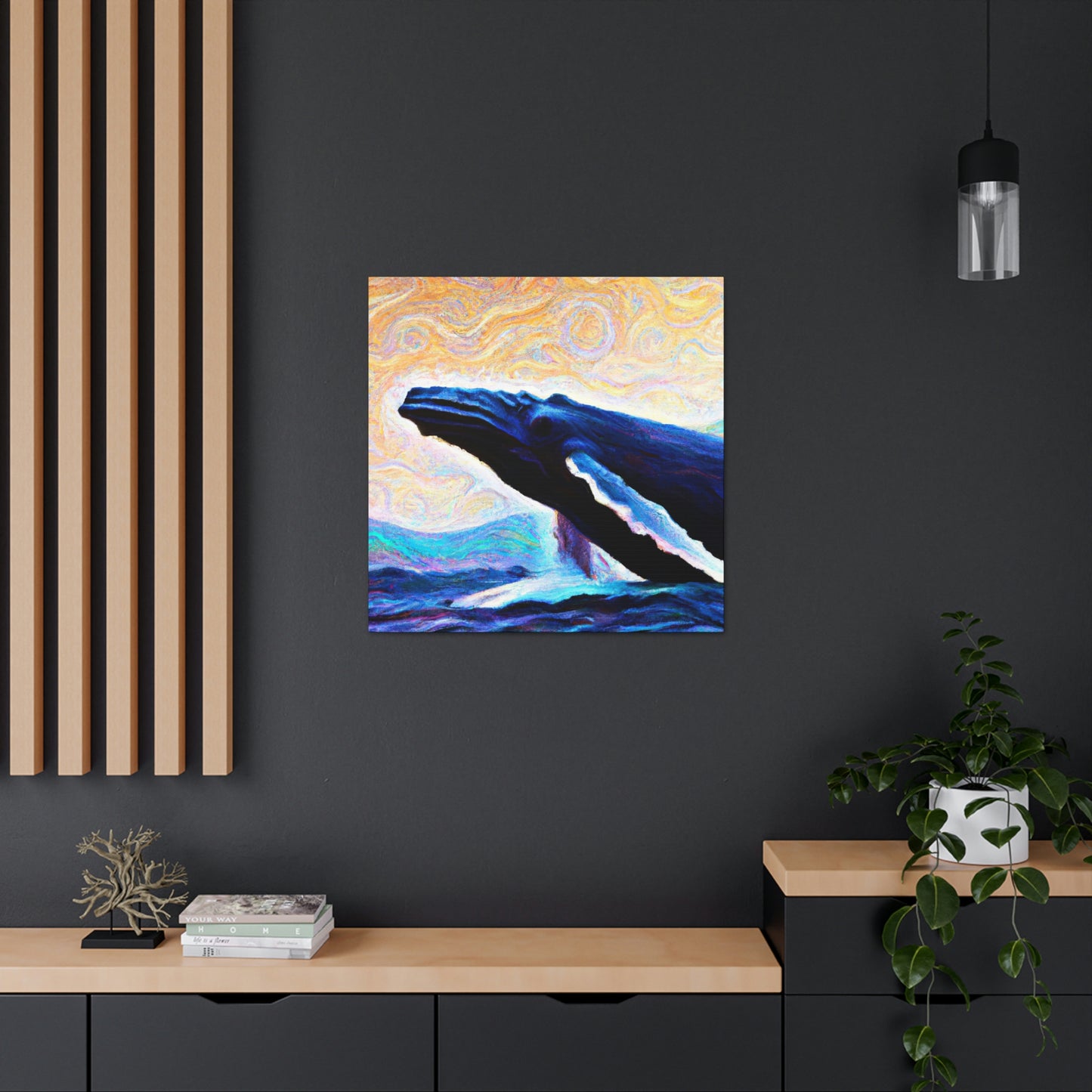 "Humpback Whale Enchantment" - Canvas