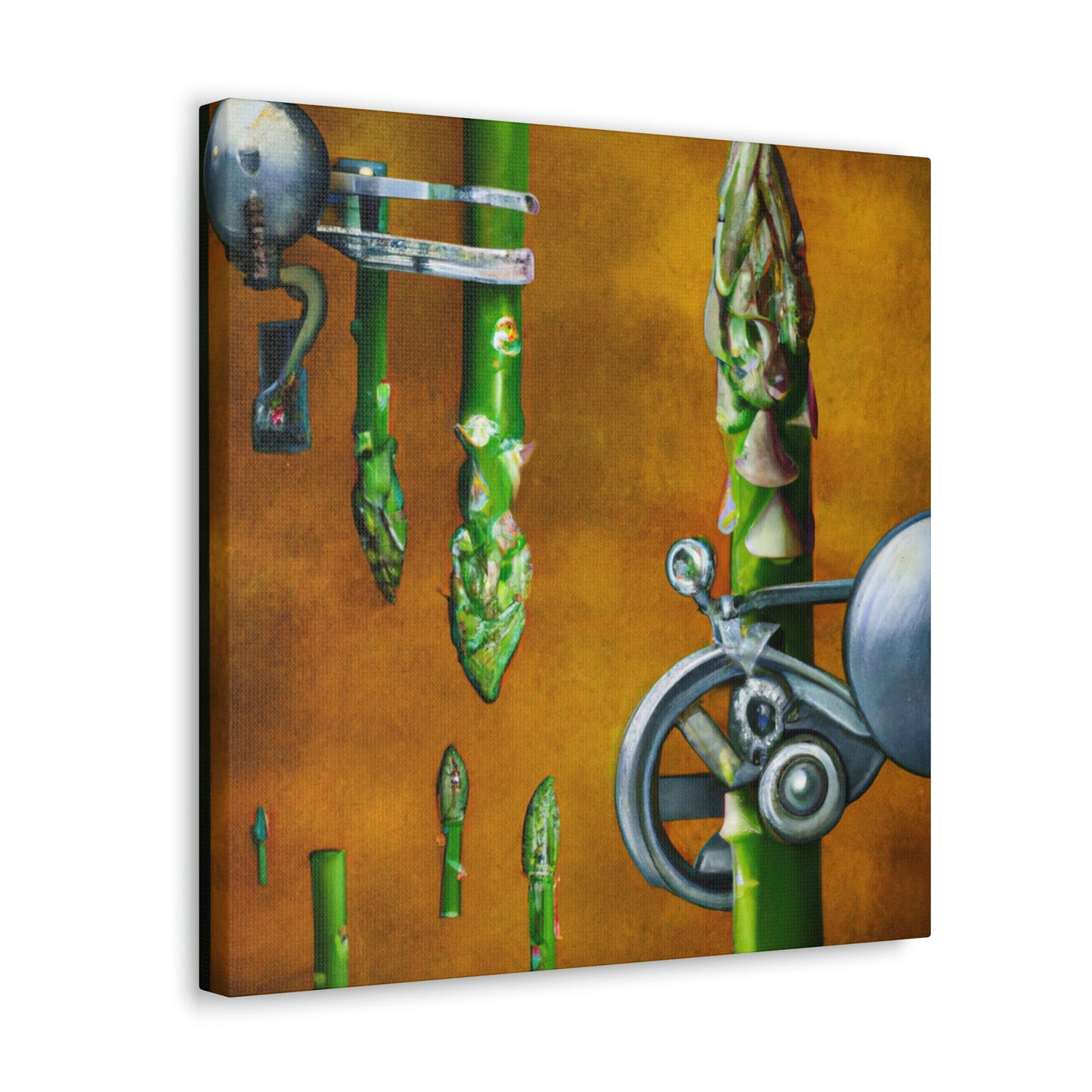 Asparagus in Steampunk - Canvas