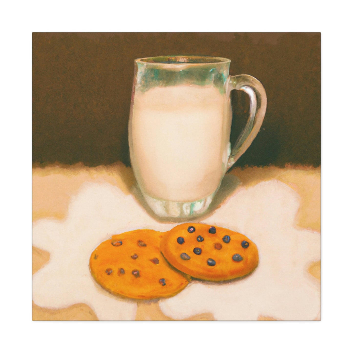 "Milk and Cookie Dream" - Canvas