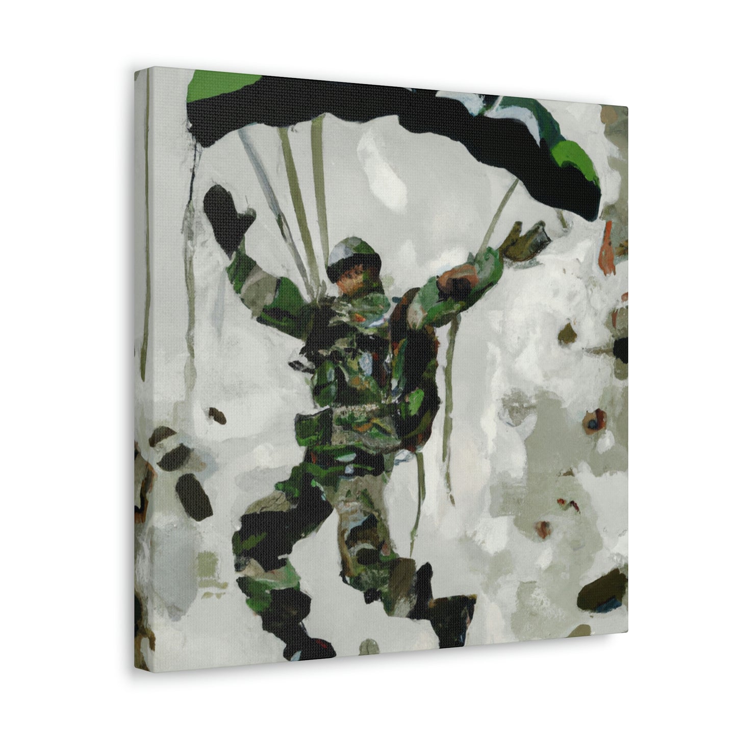 Paratrooper in Flight - Canvas