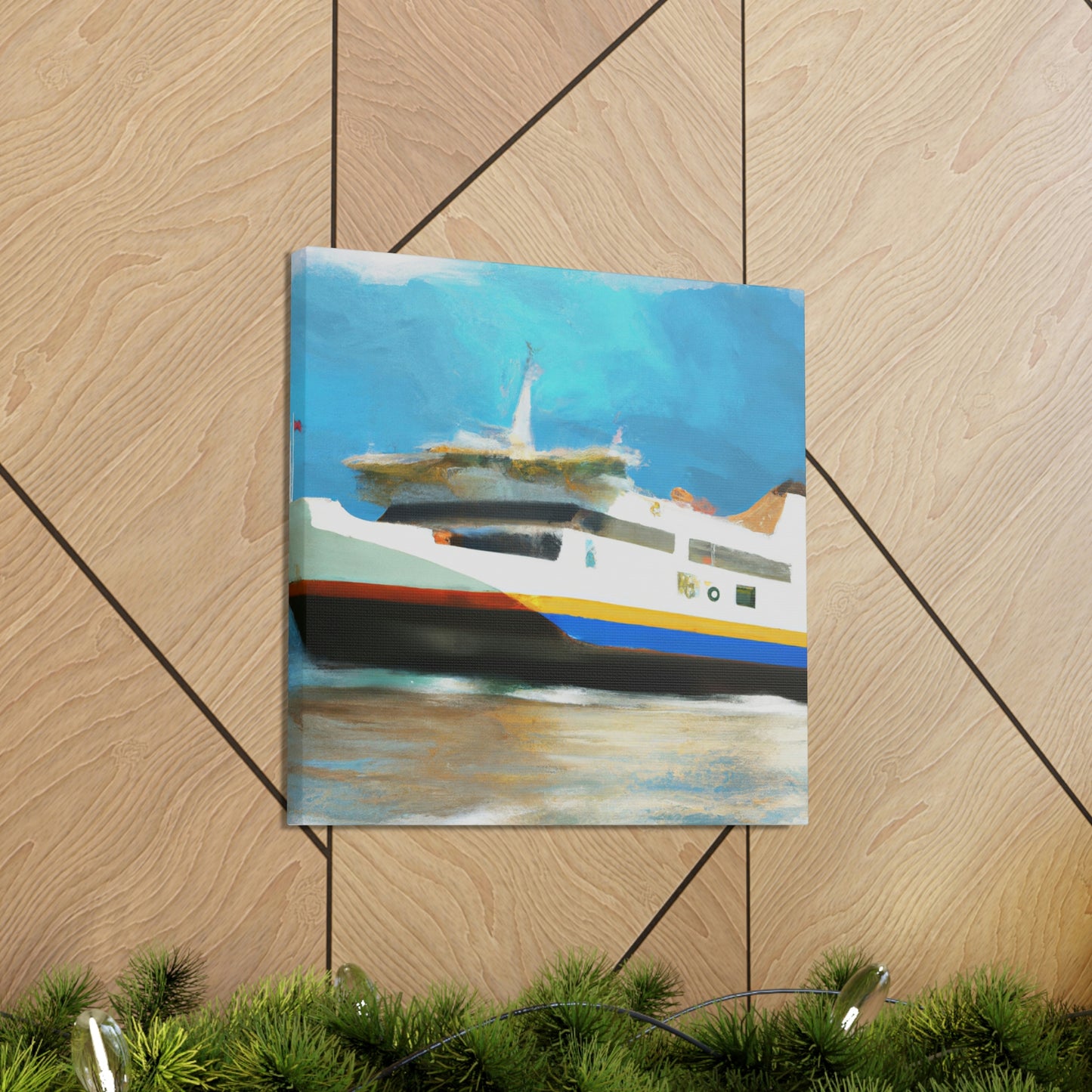 "Ferry on a Journey" - Canvas