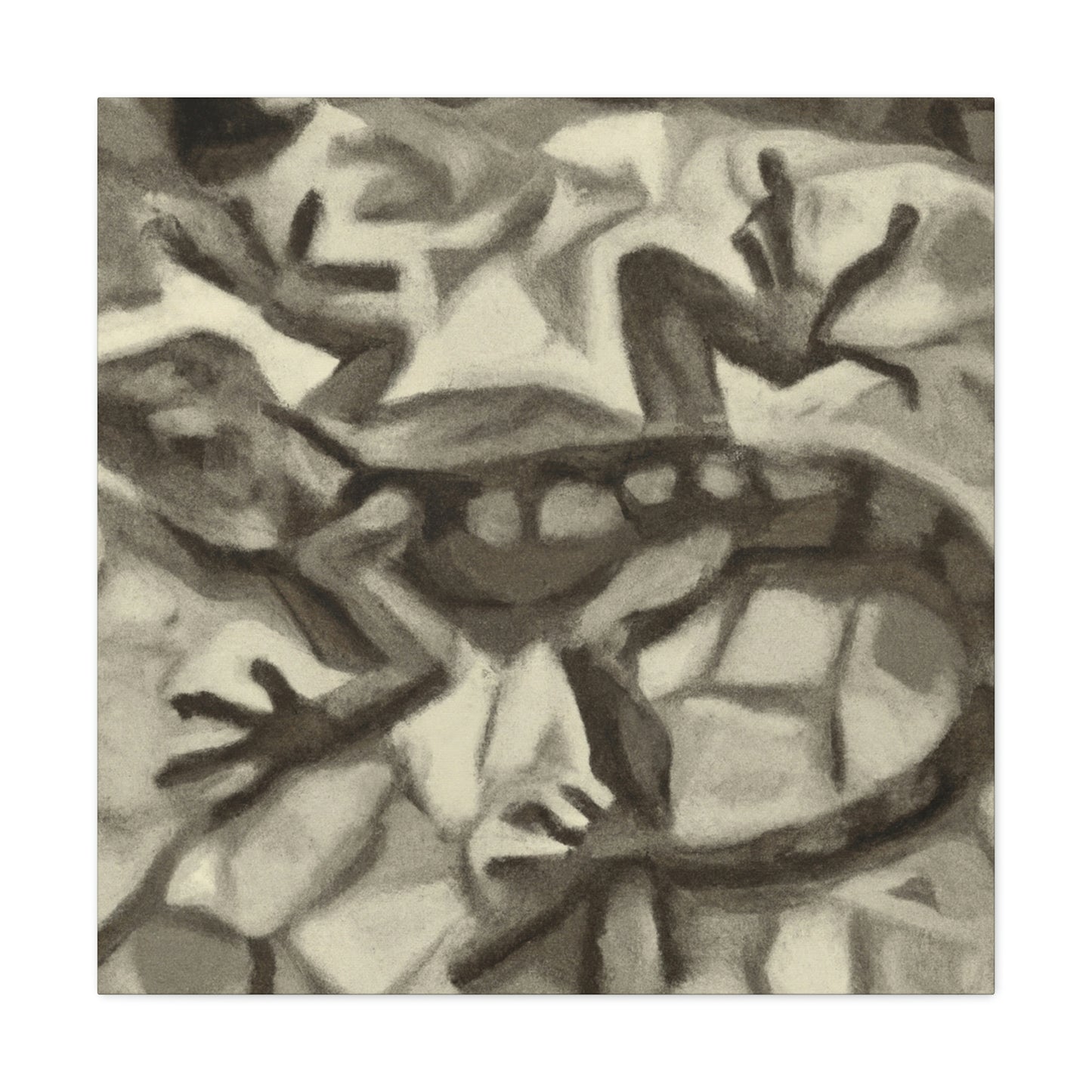 Lizard in Abstraction - Canvas