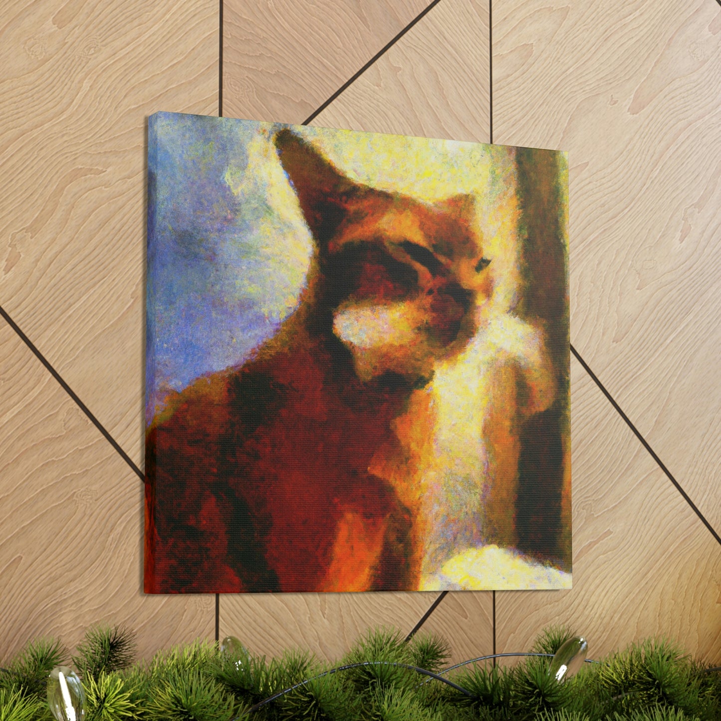 Abyssinian Splendor Portrayed - Canvas