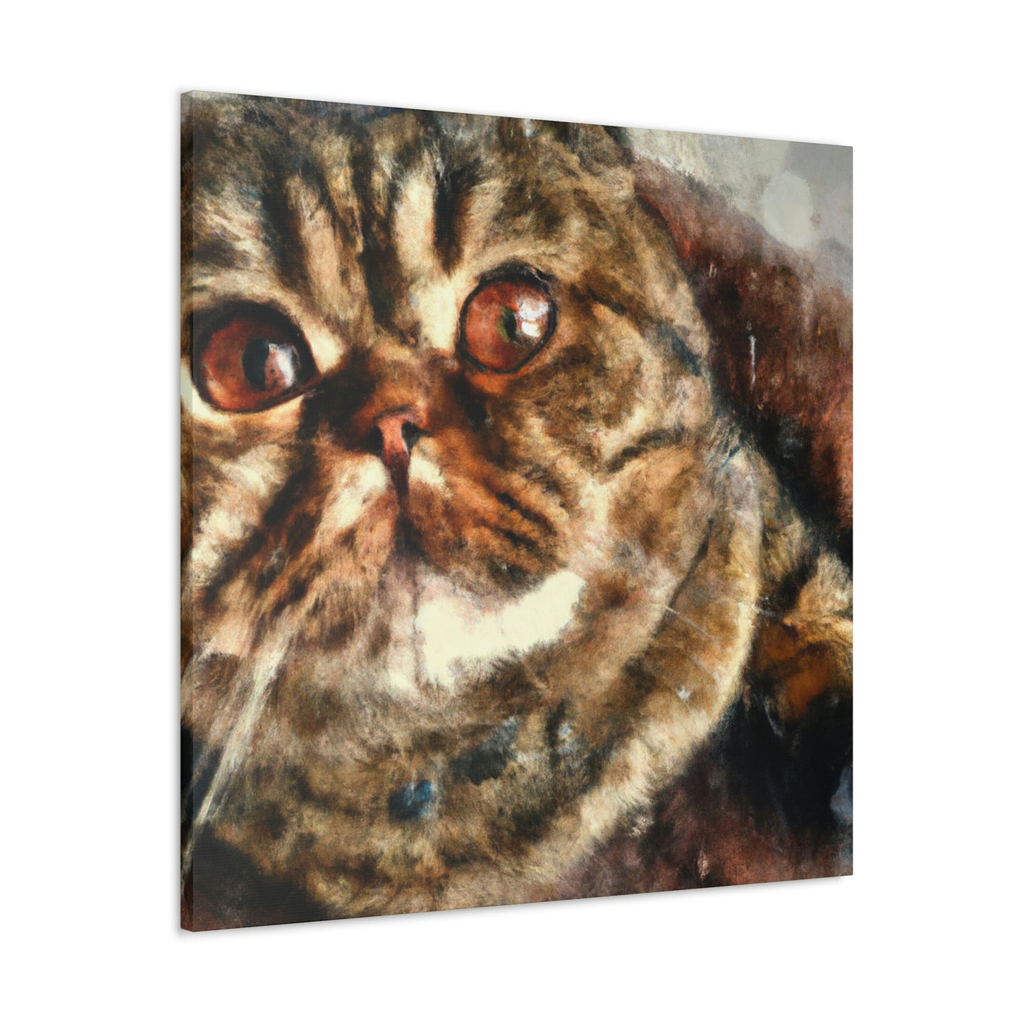 Folded Feline Fantasy - Canvas