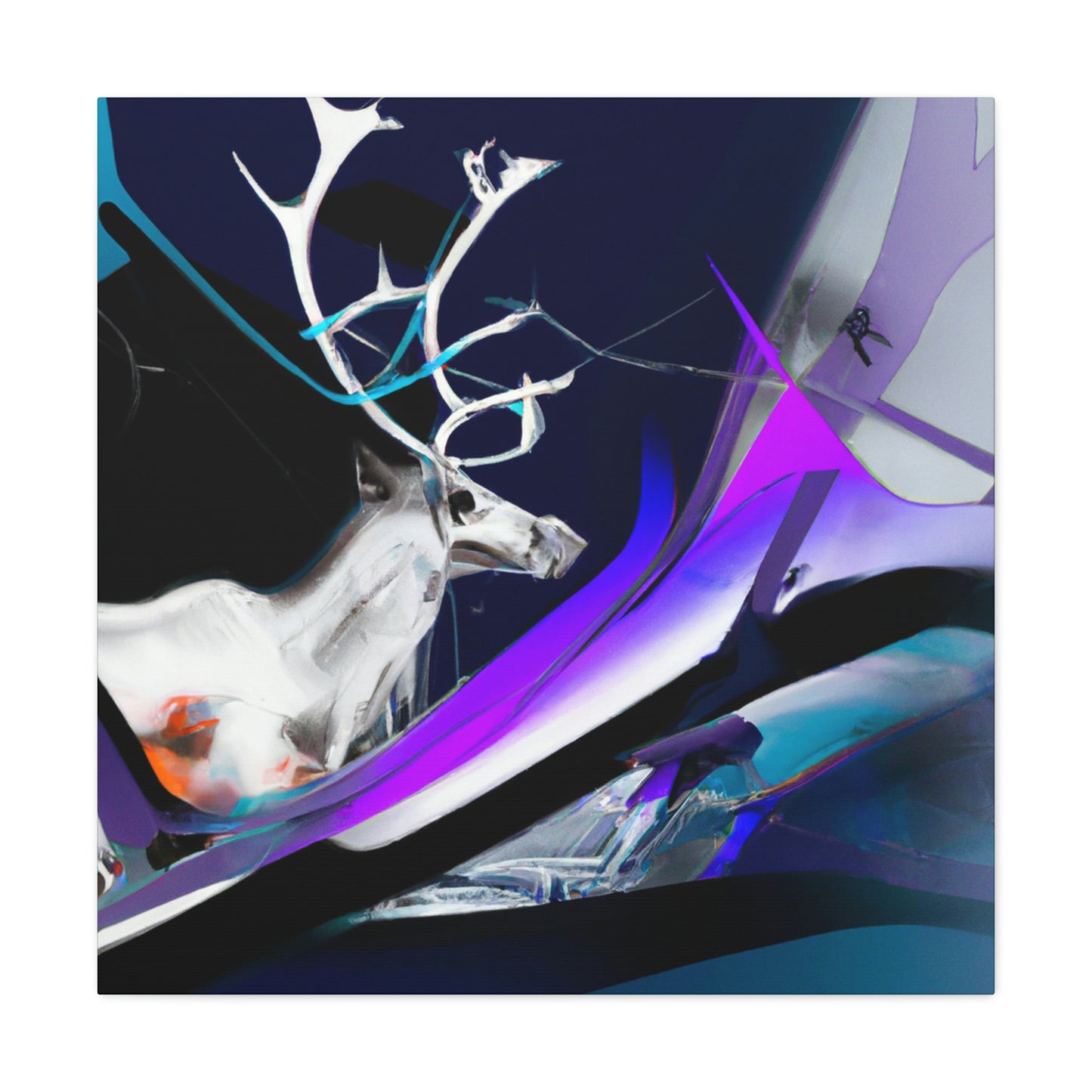 Reindeer in Winterland - Canvas