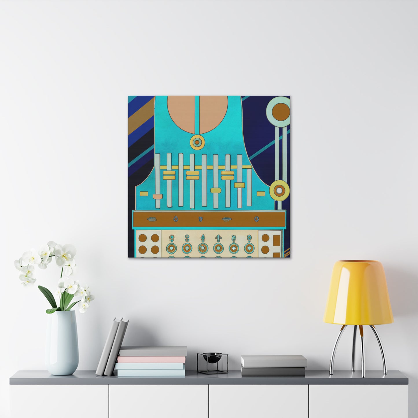 "Deco Orchestra Harmonized" - Canvas