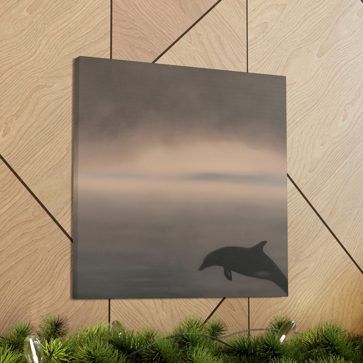 Dolphins in Neoclassicism - Canvas