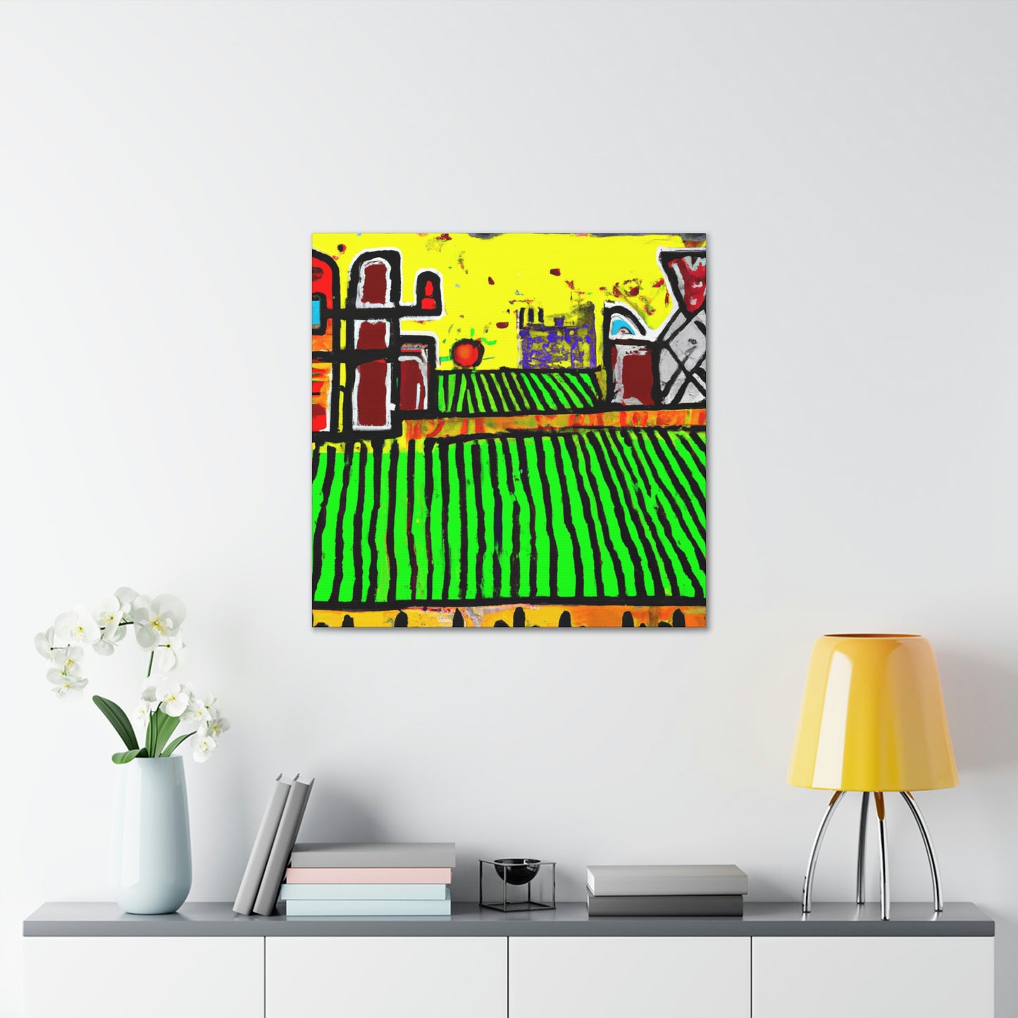 Harvesting Crops Abloom - Canvas