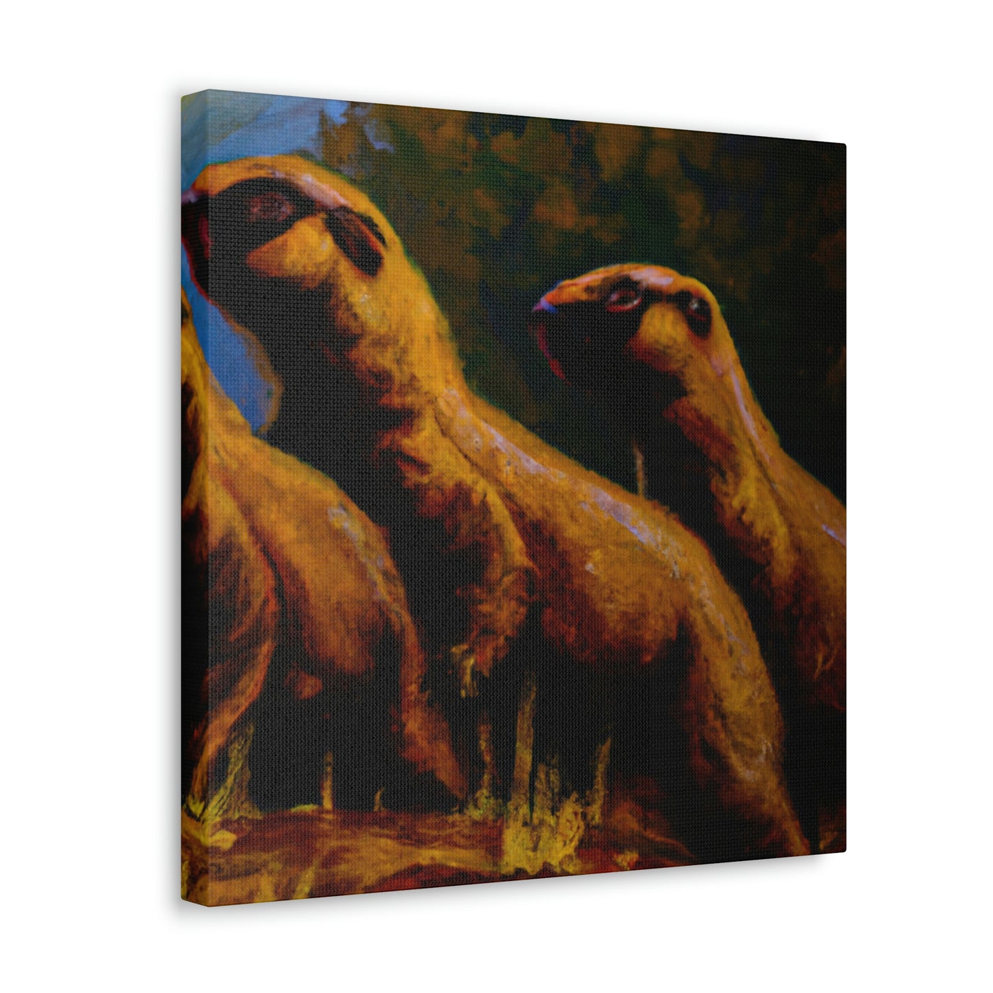 "Prairie Dog Expressionism" - Canvas