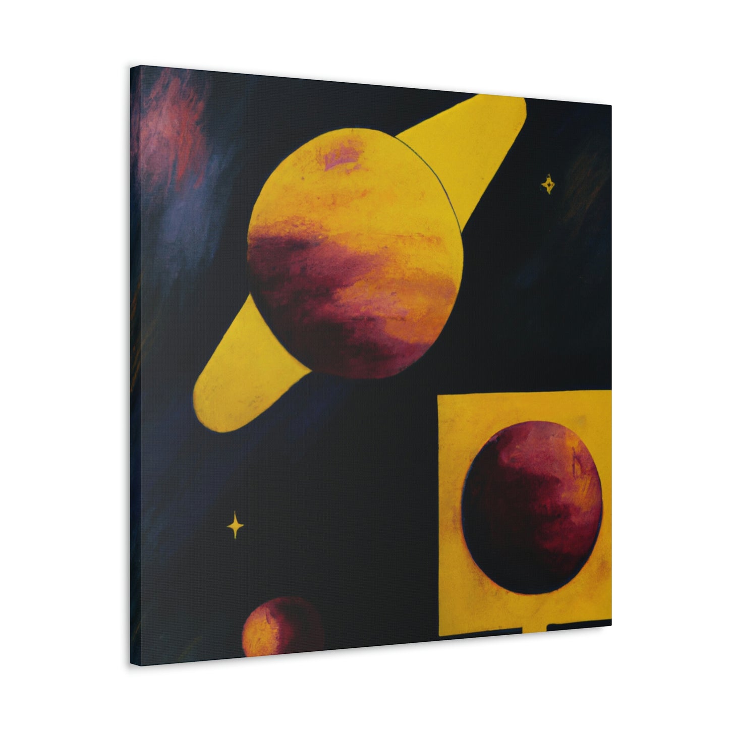 "Pluto, Planetary Enigma" - Canvas