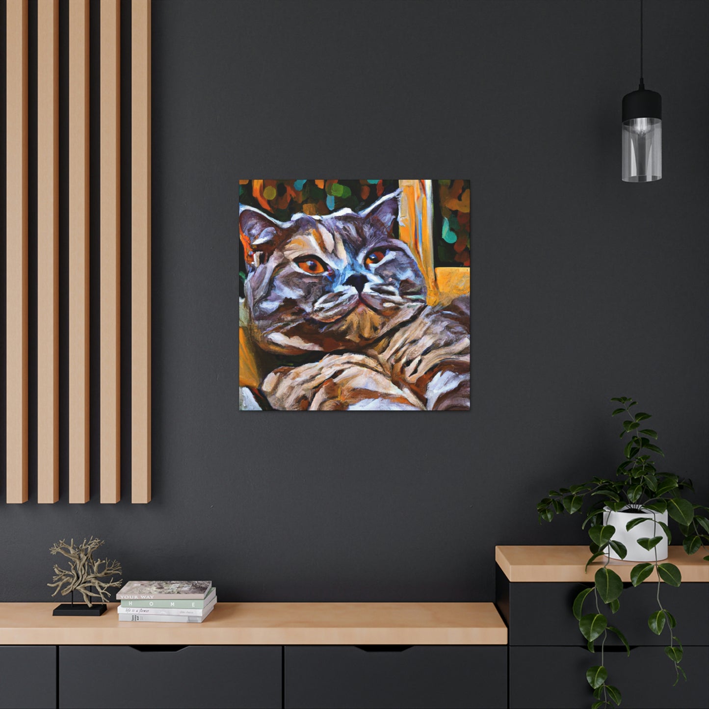 British Shorthair Impression - Canvas