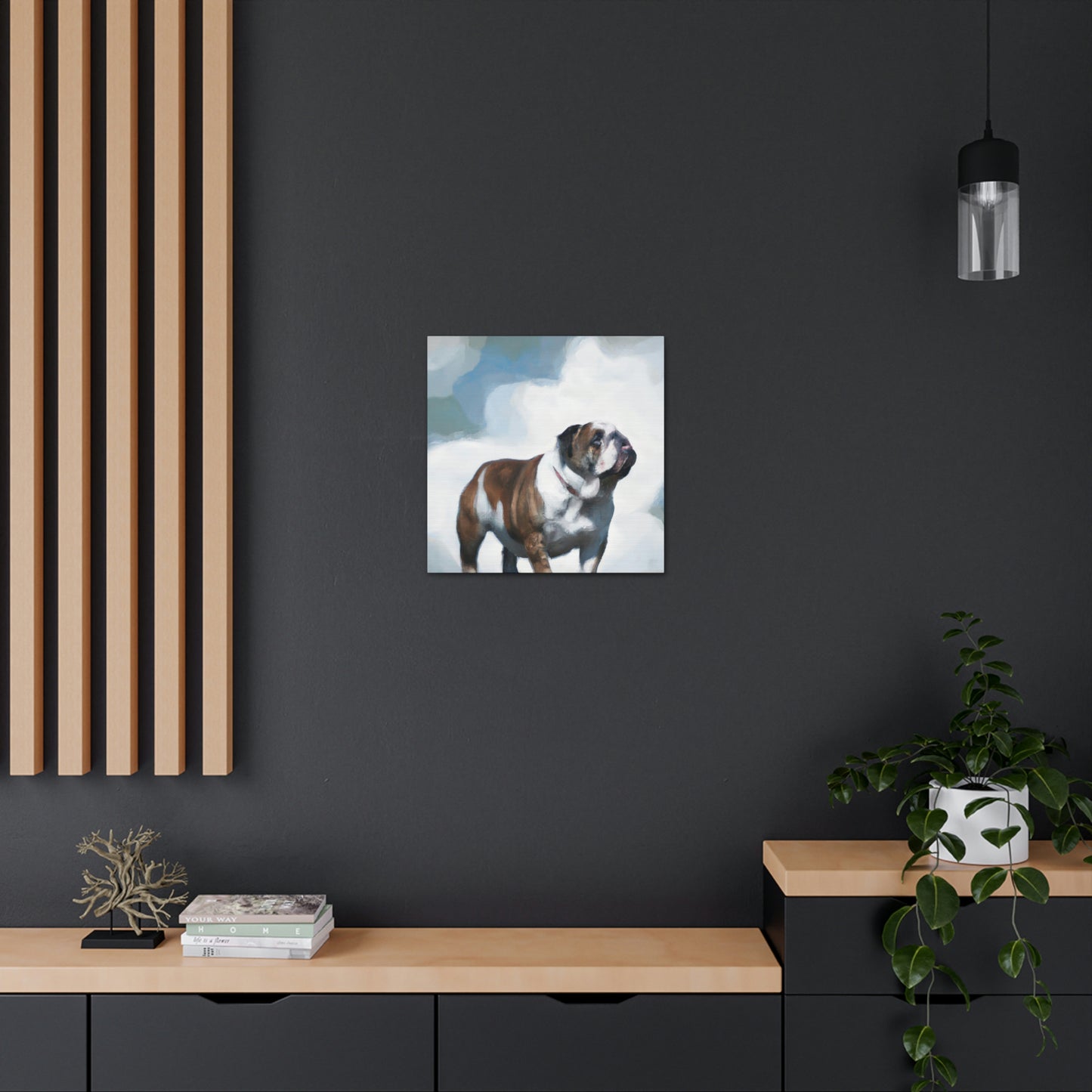 "English Bulldog Simplicity" - Canvas