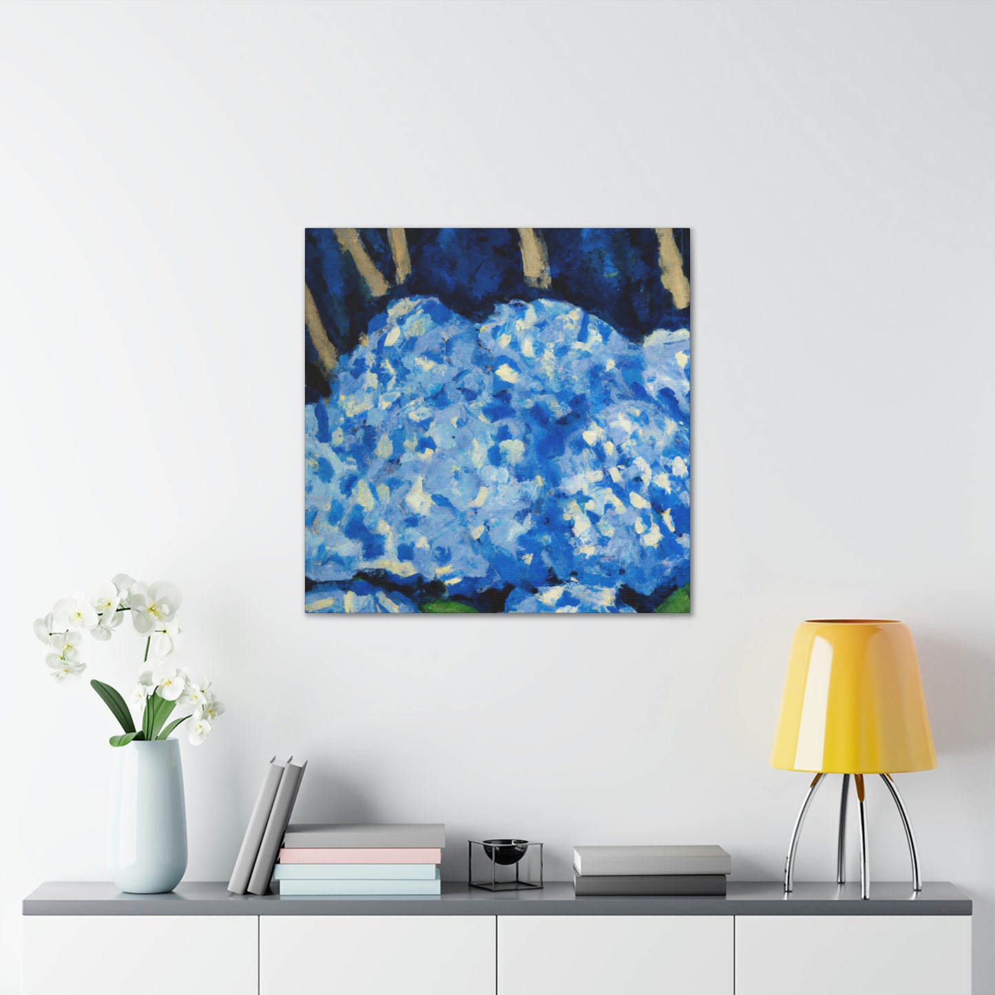 "Hydrangea Splendor Ablaze" - Canvas