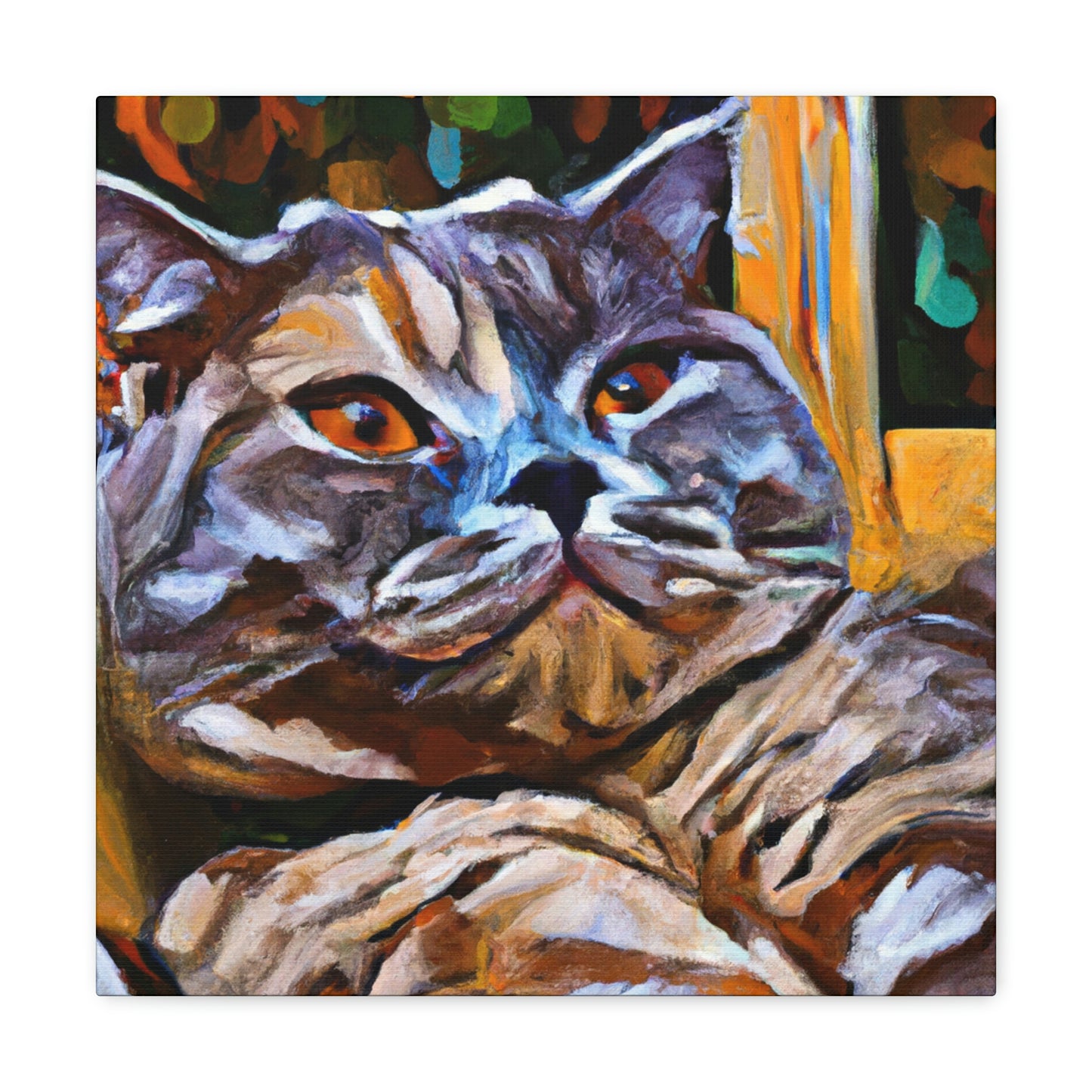 British Shorthair Impression - Canvas