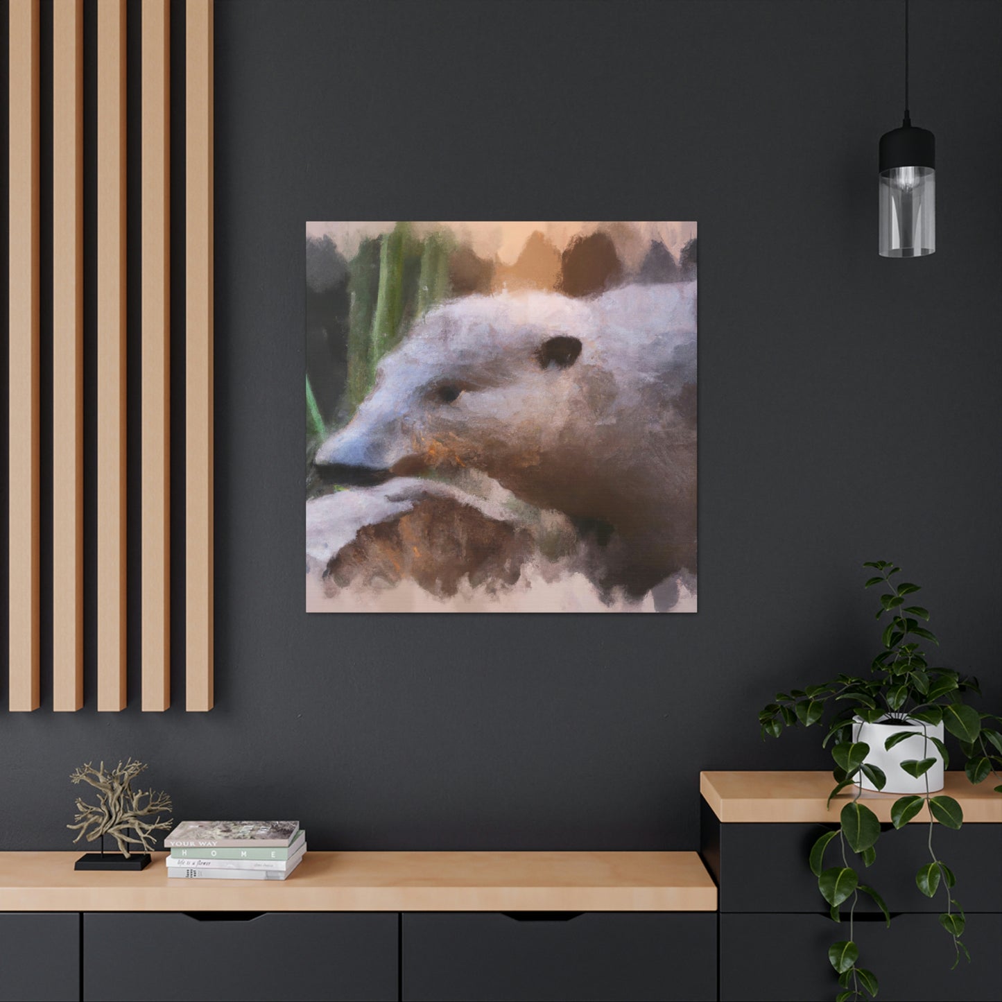 "Platypus Portrait Abstract" - Canvas