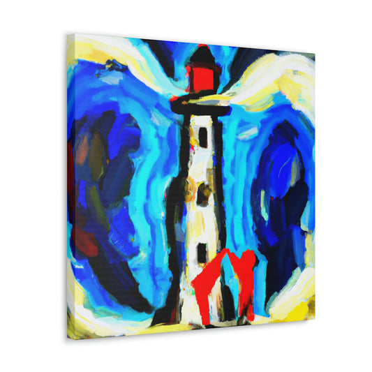 Love at the Lighthouse - Canvas