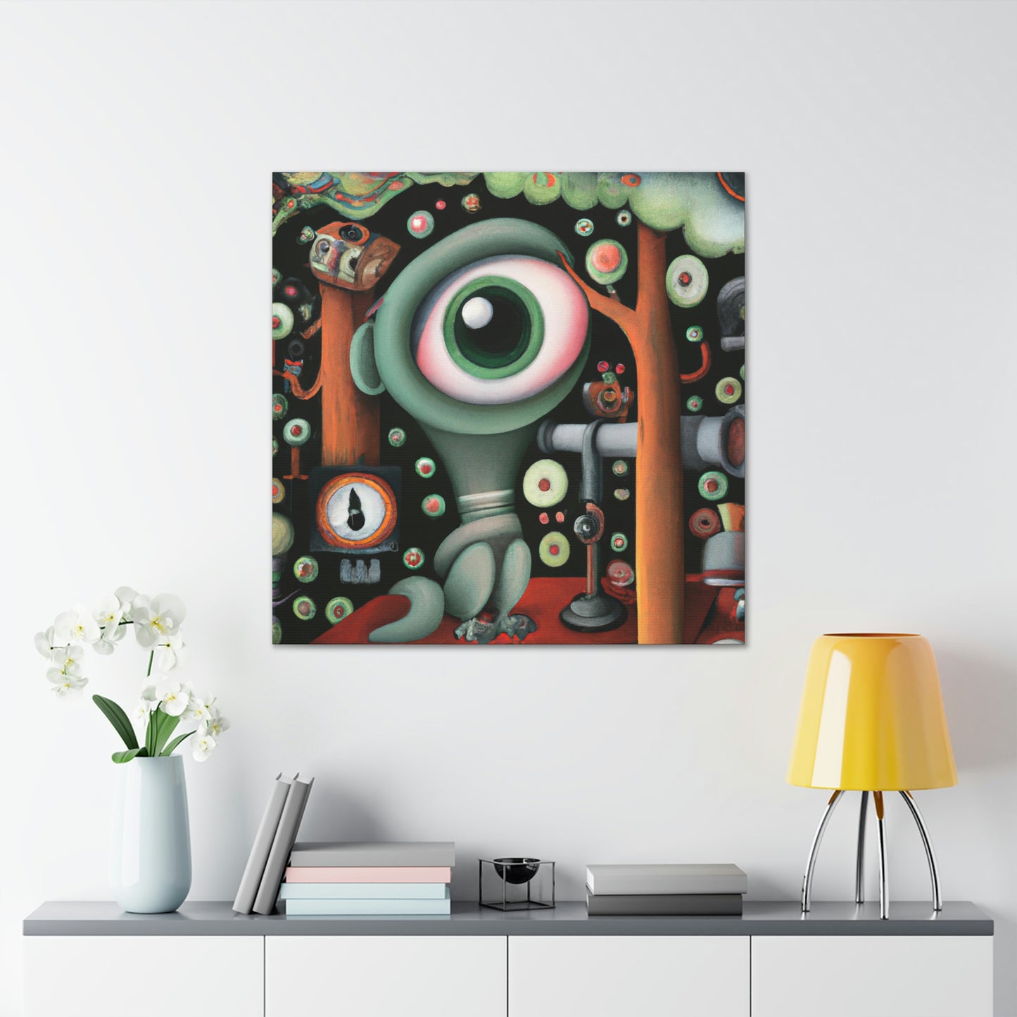 "Camouflaged Surreal World" - Canvas