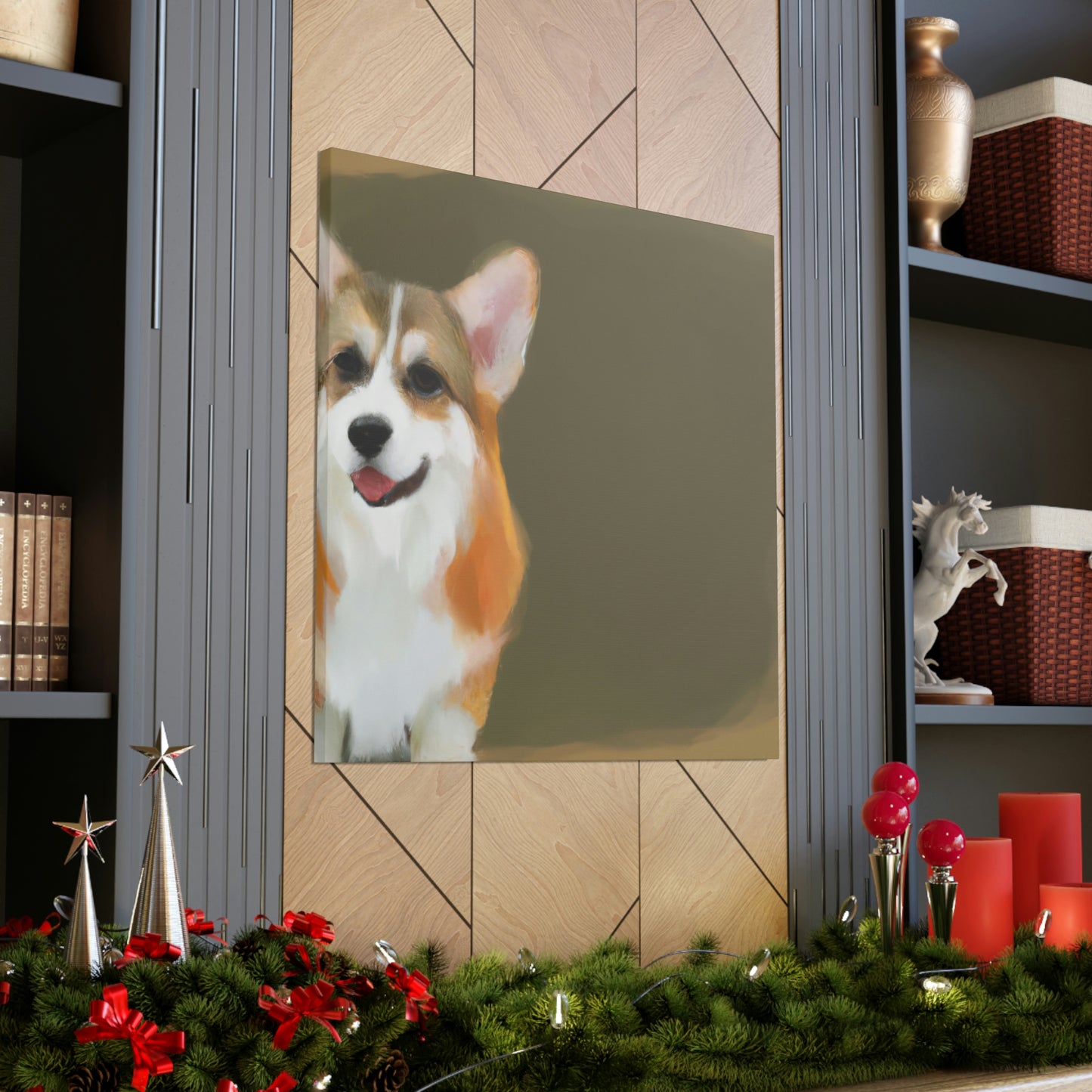 "Companionship of Corgis" - Canvas