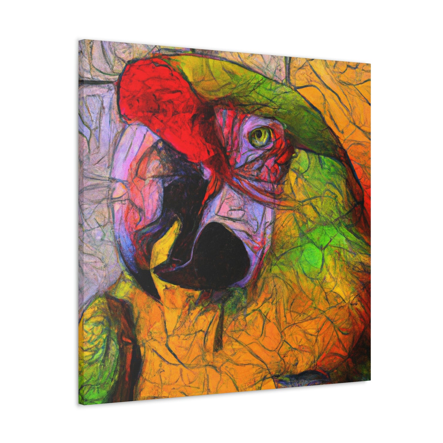 Amazon Parrots Prose. - Canvas