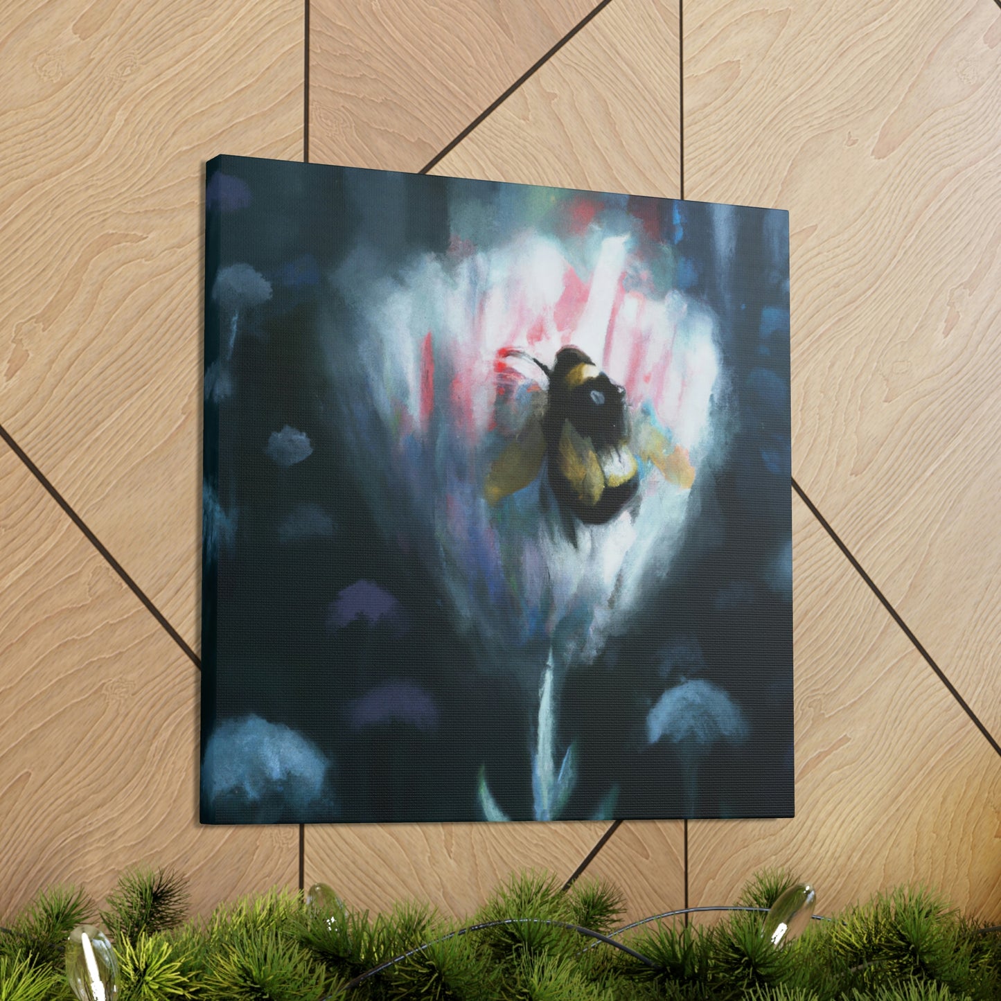 Bumblebee's Colorful Dance - Canvas