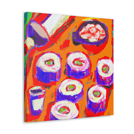 Sushi in Fauvism - Canvas