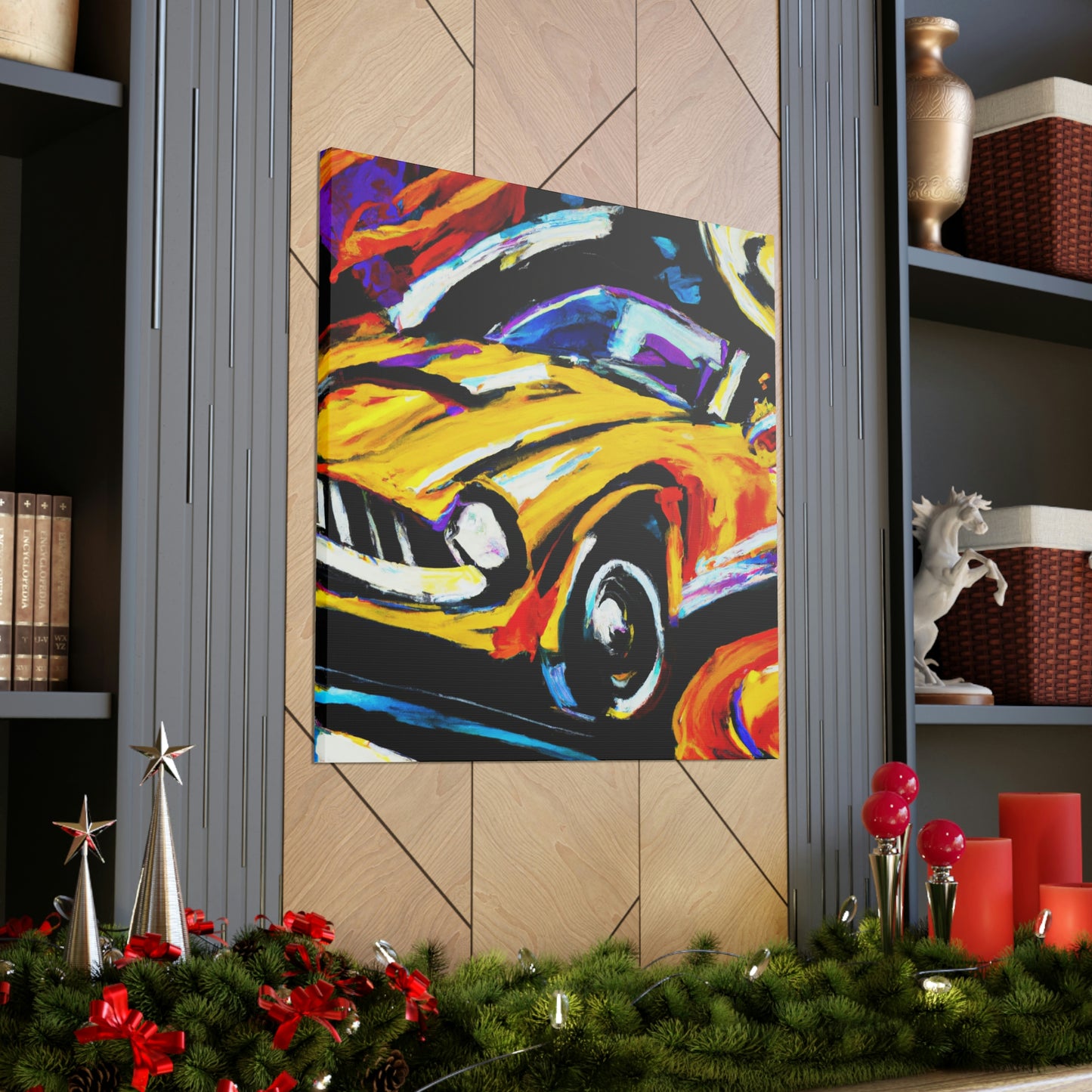 "Classic Automobile Dreaming" - Canvas