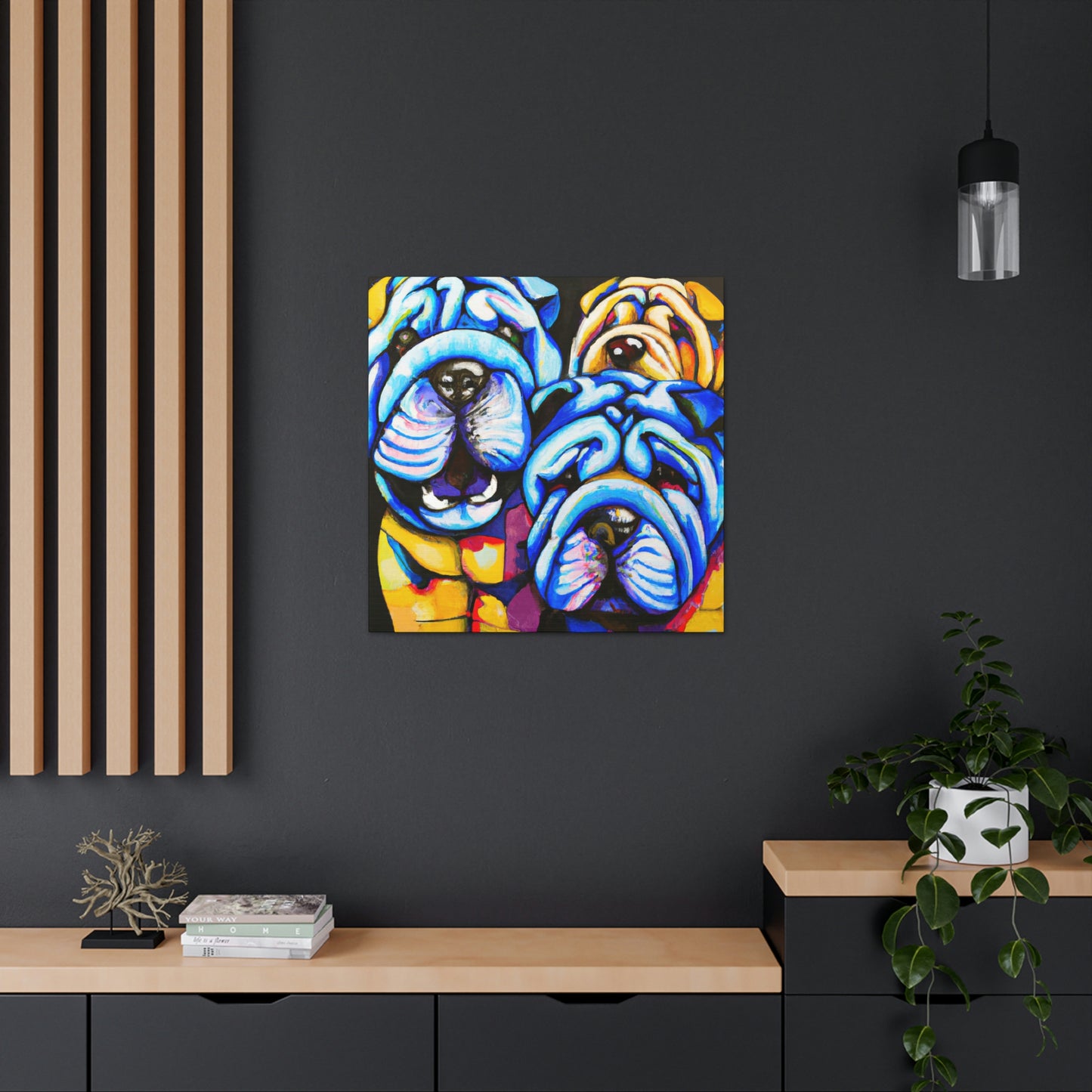 "Shar Pei Abstract Dream" - Canvas