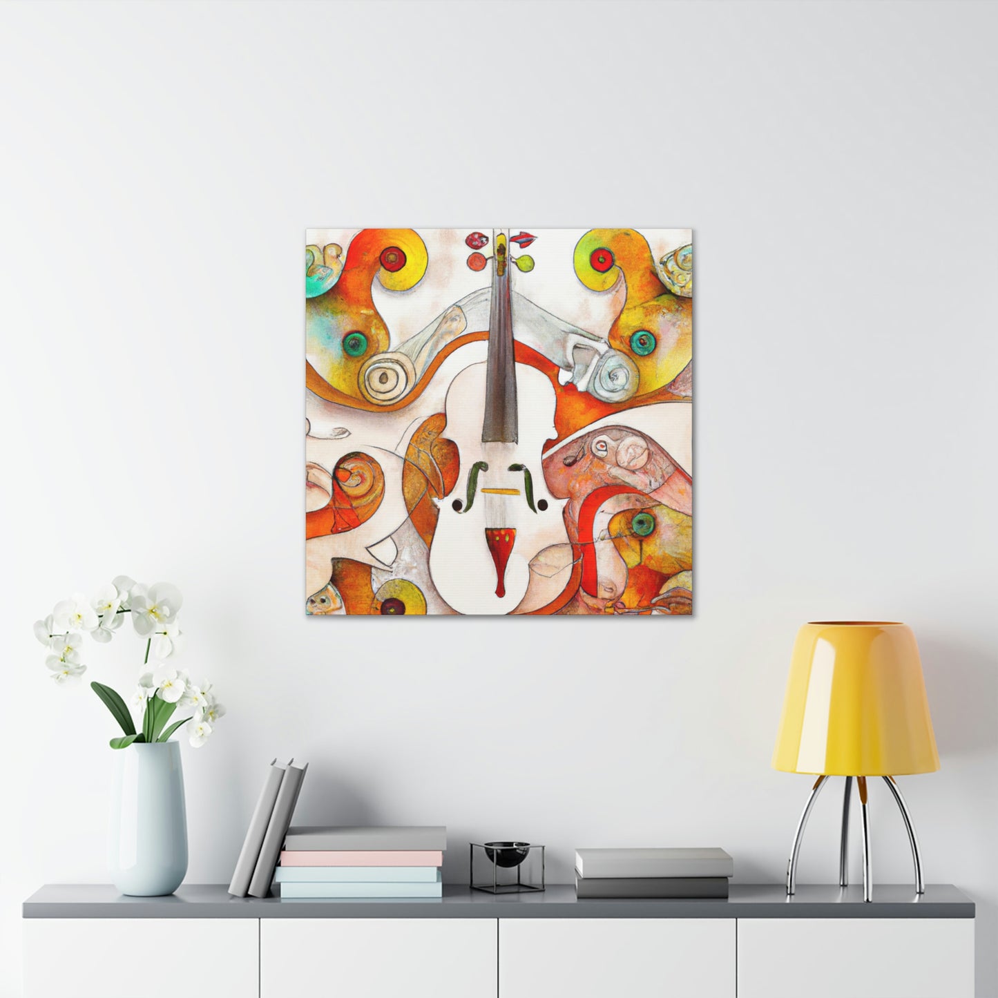 Vibrant Violin Melody - Canvas