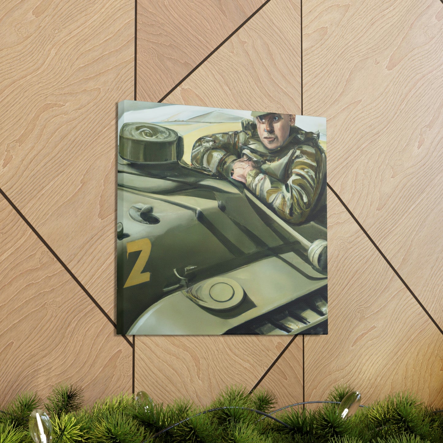 Tank Operator Courage - Canvas