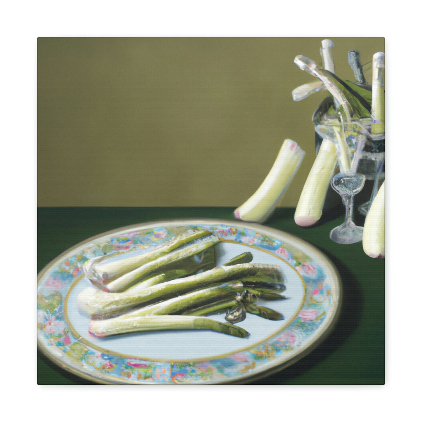 "The Asparagus Harvest" - Canvas