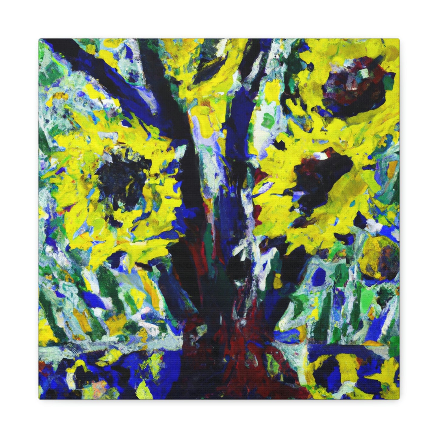 Sunflower in Abstraction - Canvas