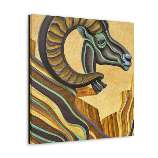 Mountain Majesty Bighorn - Canvas