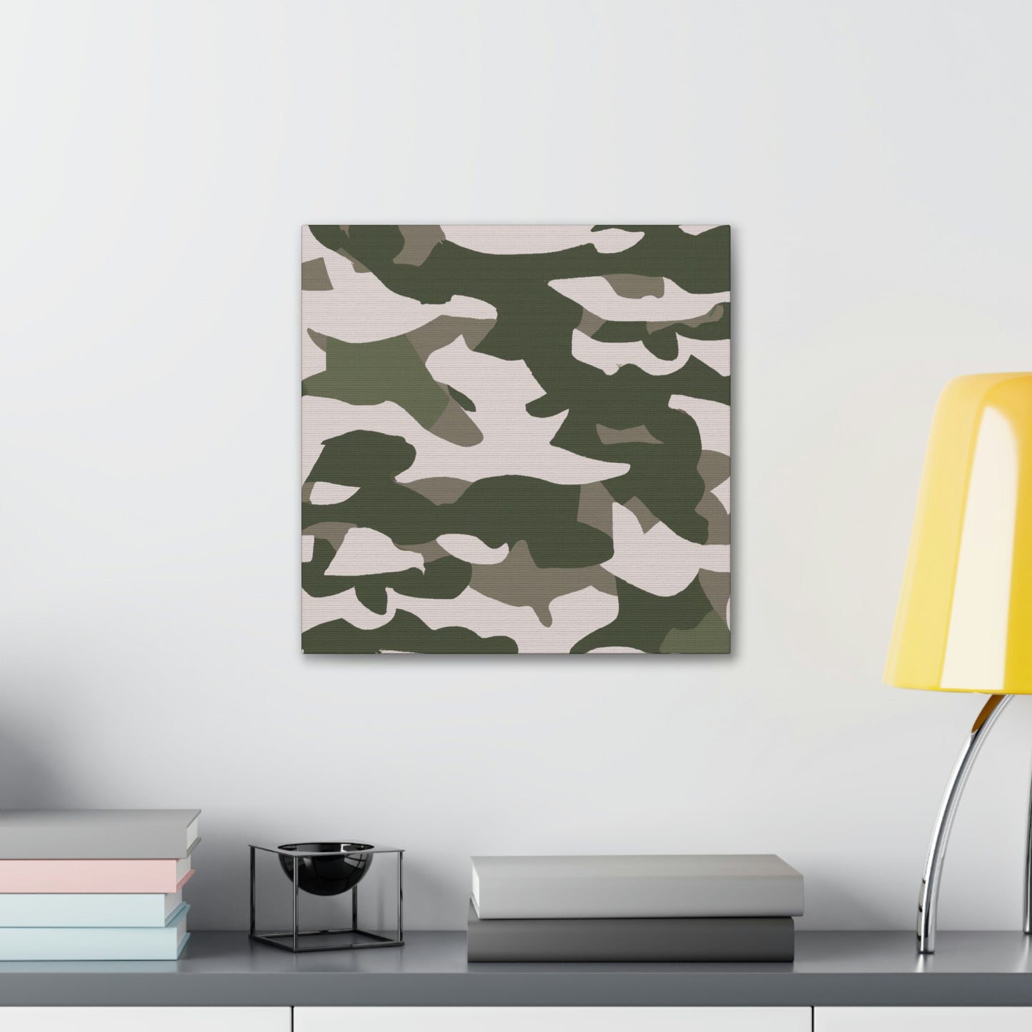 "Camouflage in Monochrome." - Canvas