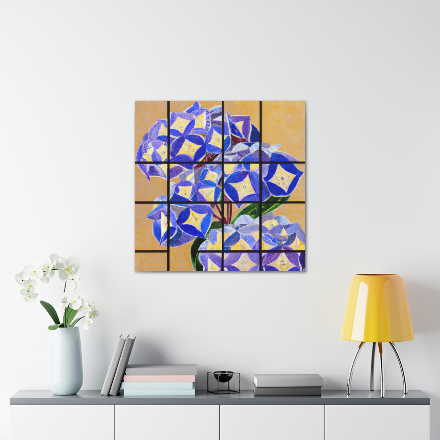 "Hydrangea in Twilight" - Canvas