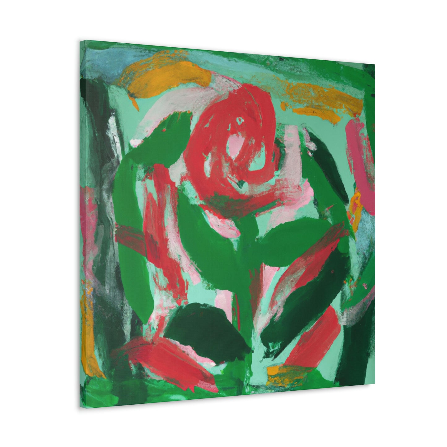 "Rose in Expressionism Era" - Canvas