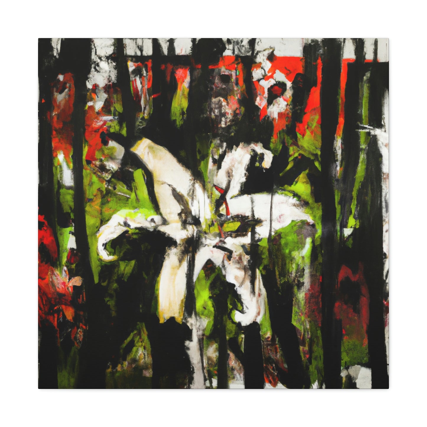 Lily in Expressionism - Canvas